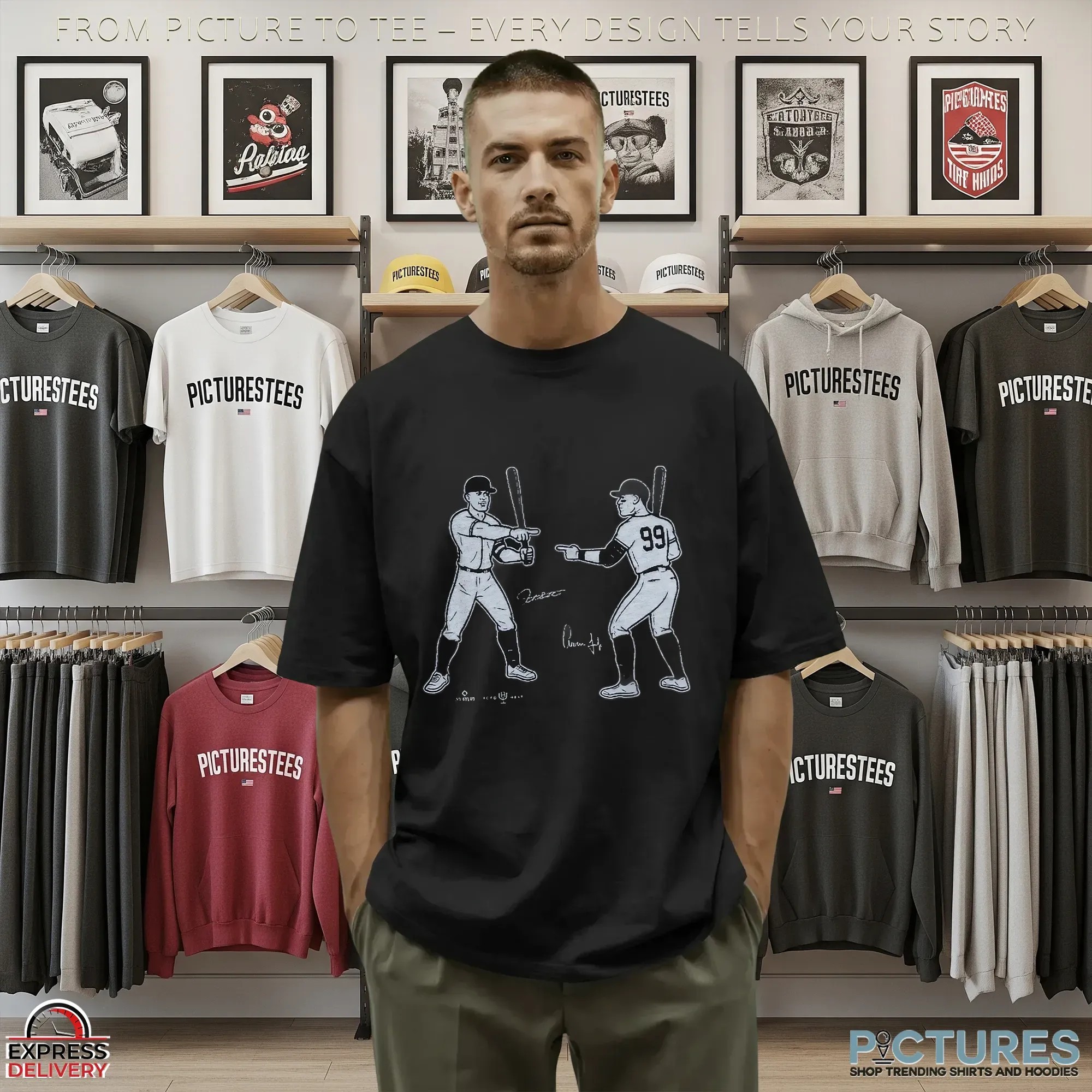 Giancarlo Stanton Aaron Judge Bronx Giants New York Yankees T Shirt Giancarlo Stanton Aaron Judge Bronx Giants New York Yankees T Shirt