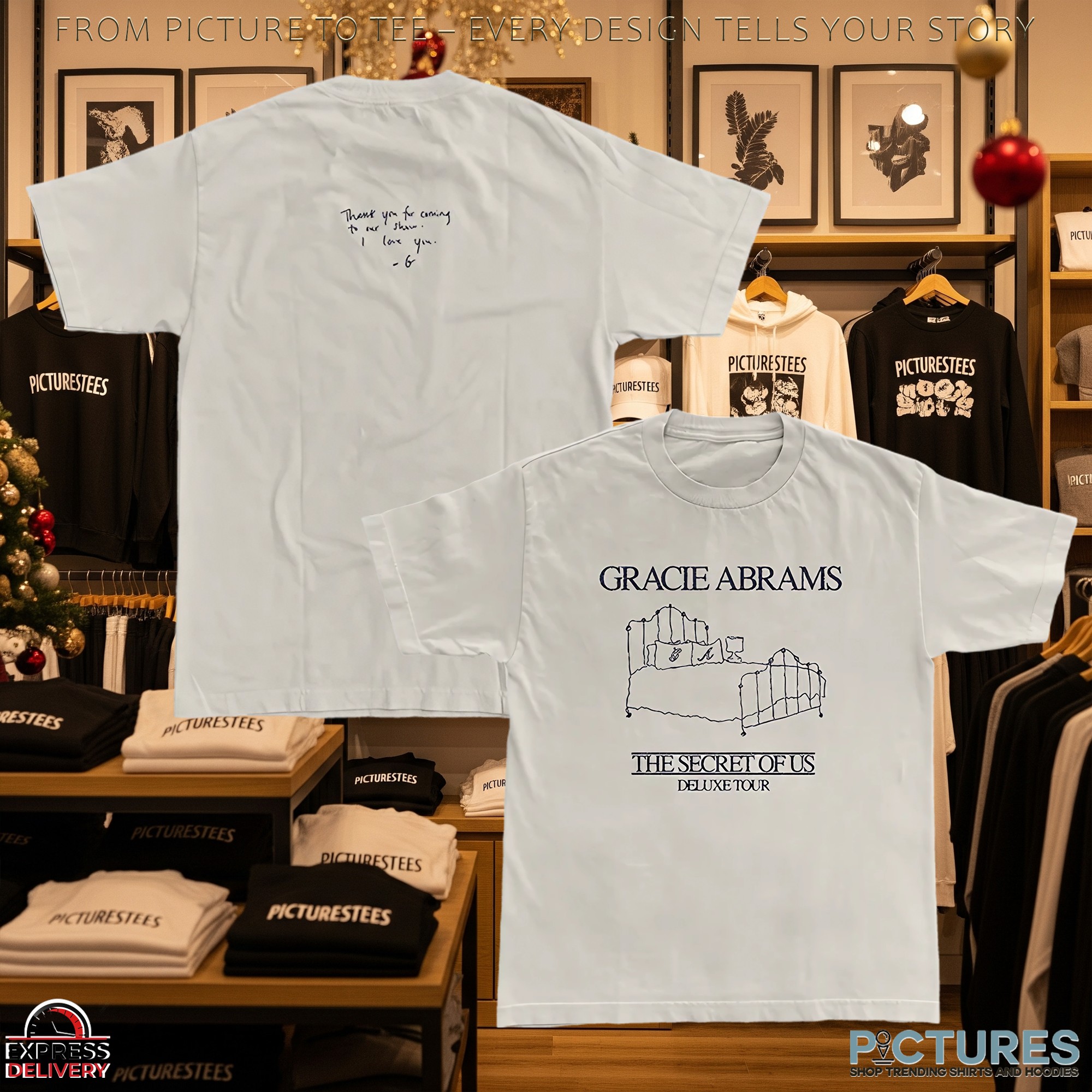 Gracie Abrams The Secret Of Us Bedroom T Shirt