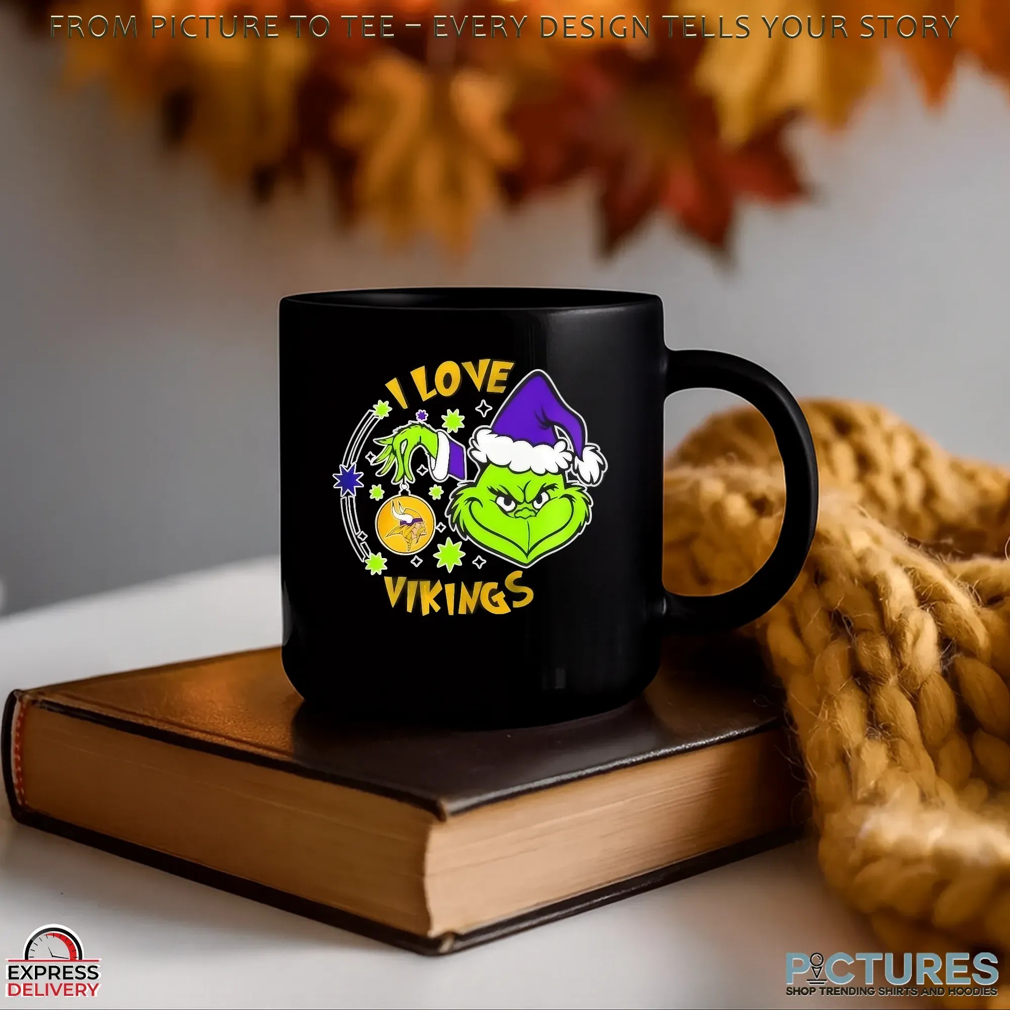 Grinch I Love Minnesota Vikings They Hate Us Because They Ain’t Us Christmas Mashup T Shirt
