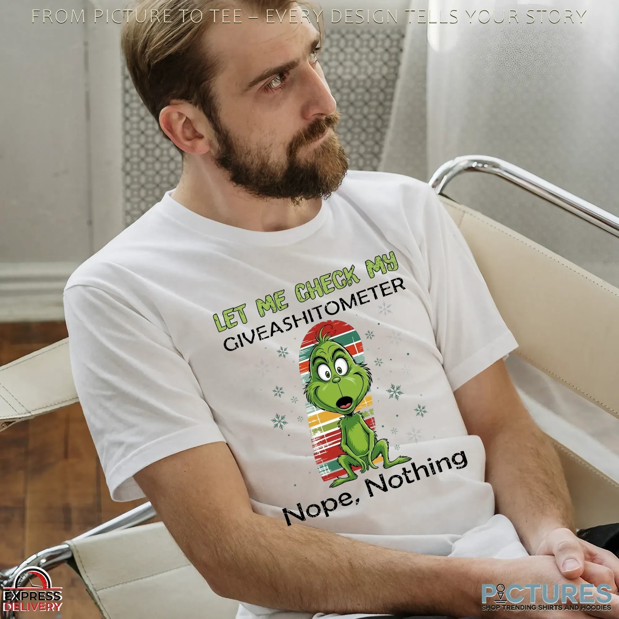 Grinch Meme Let Me Check My Giveashitometer Nope Nothing Merry Xmas T Shirt Grinch Meme Let Me Check My Giveashitometer Nope Nothing Merry Xmas T Shirt