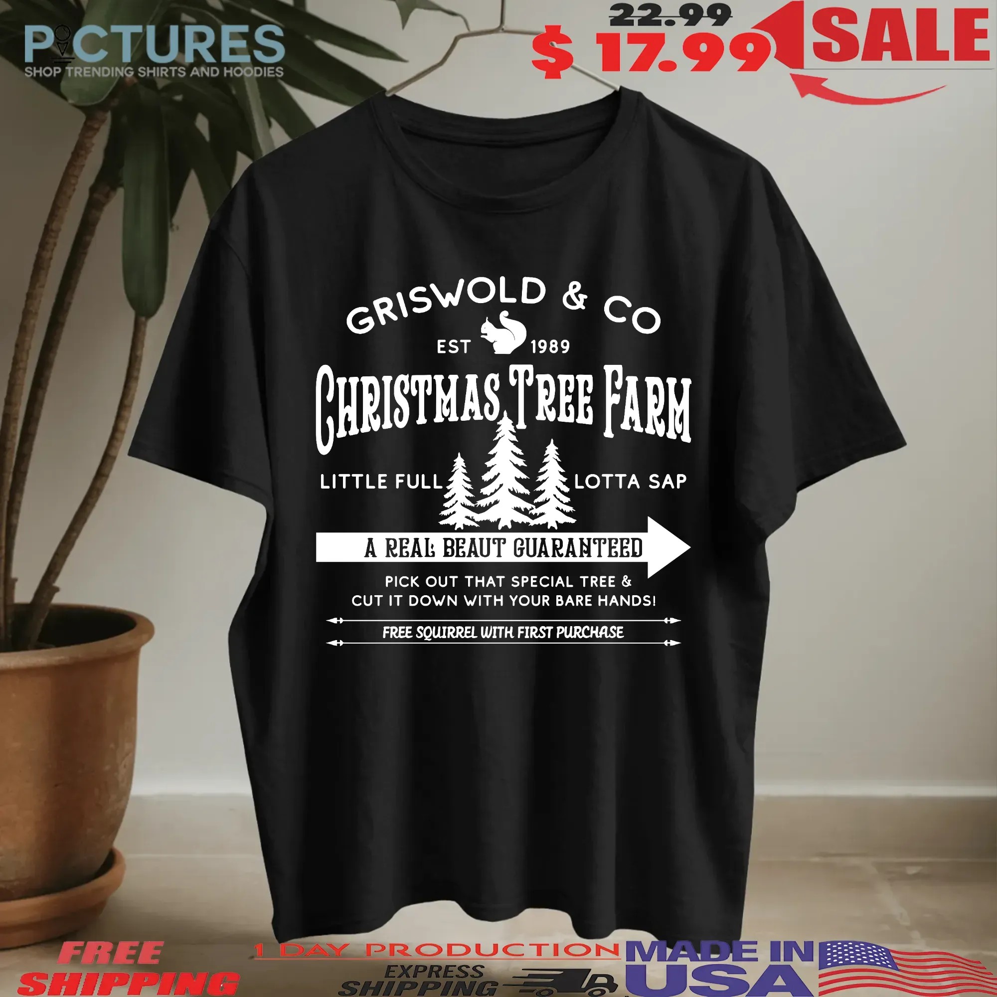 Griswold Christmas Sweatshirt, Griswold_s Tree Farm Since 1989 Sweatshirt, Retro Griswold Christmas Shirt