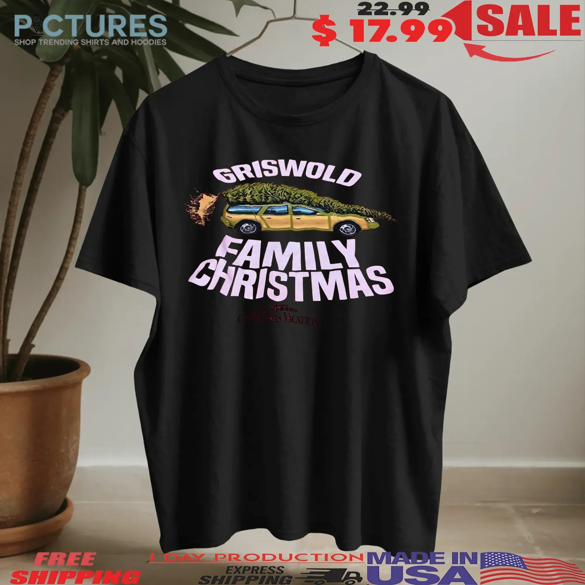 Grisworld family christmas t shirt