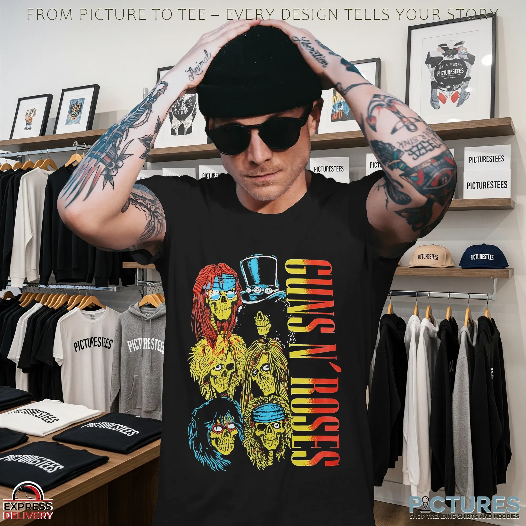 Guns N' Roses Use Your Illusion I 1991 Tour T-Shirt