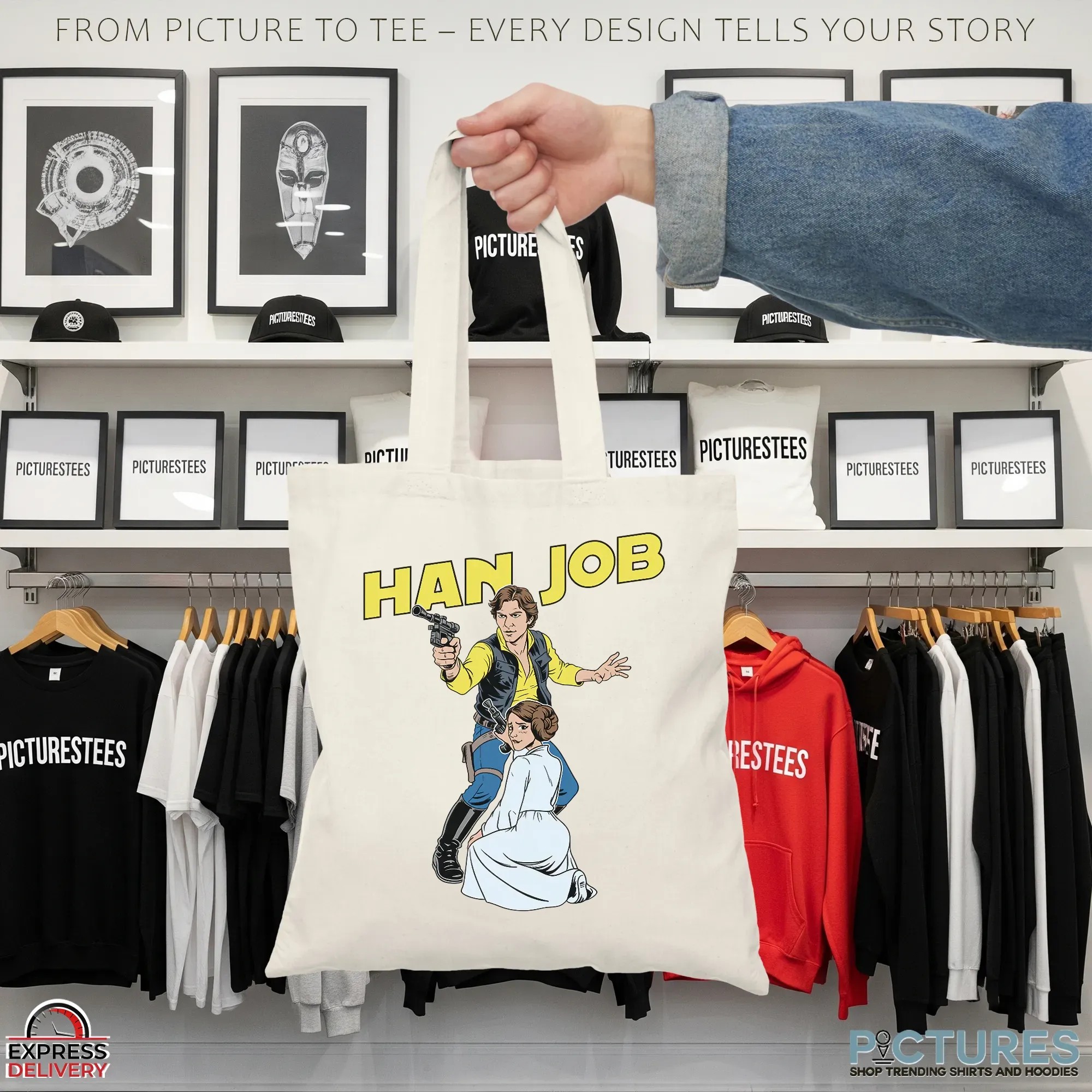 HAN JOB Star Wars Meme T Shirt HAN JOB Star Wars Meme T Shirt