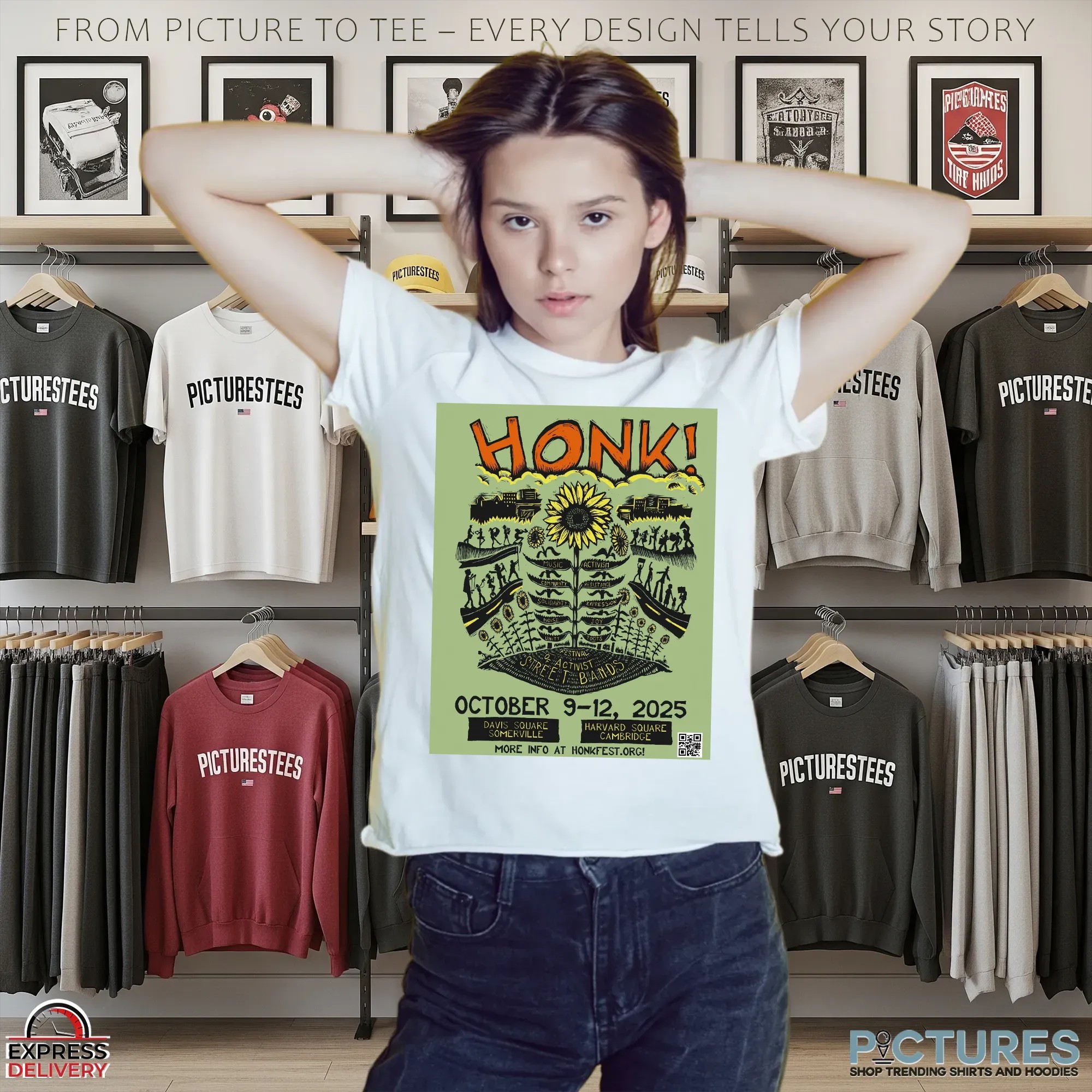 HONK! Festival In Somerville MA On Oct 9-12 2025 Poster T Shirt