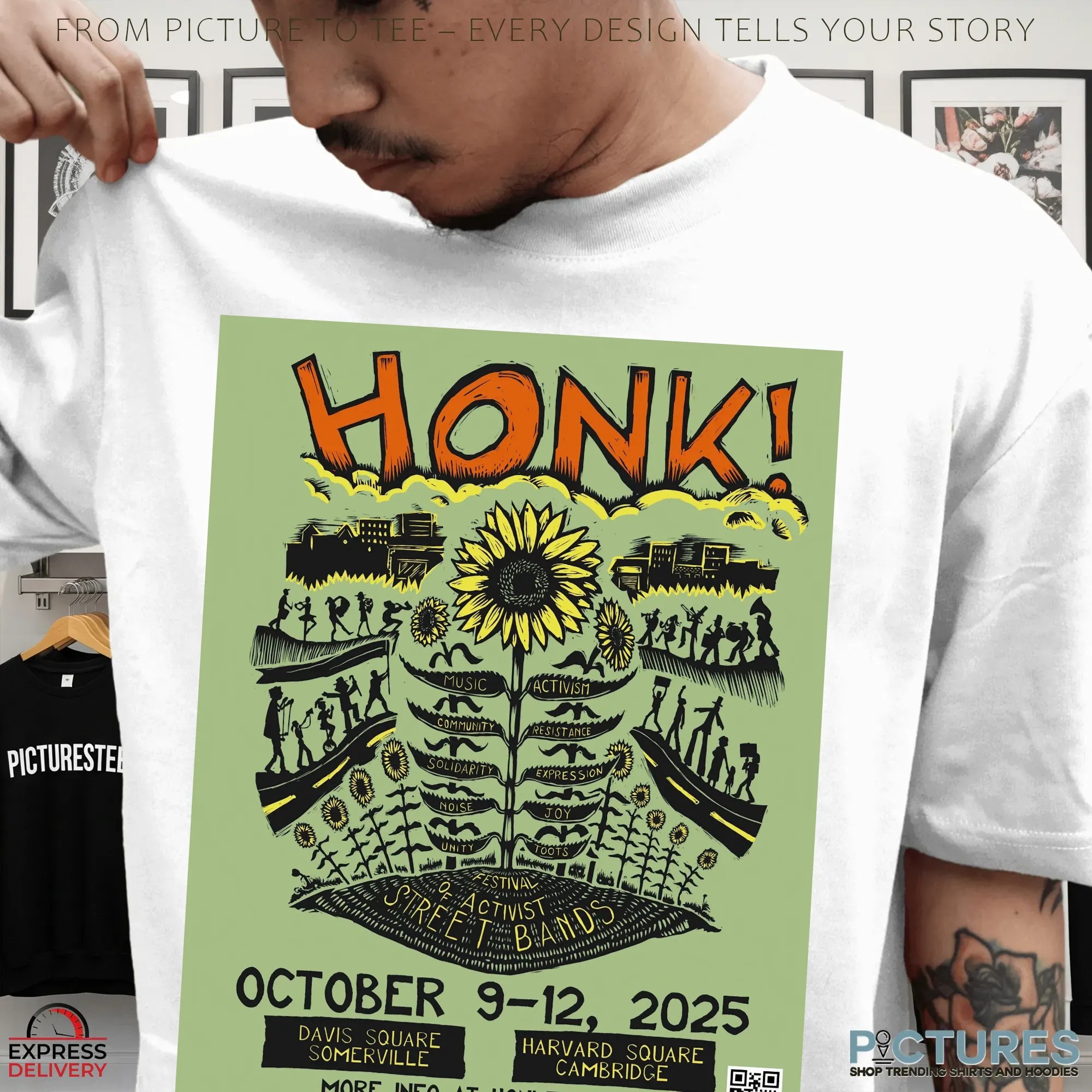 HONK! Festival In Somerville MA On Oct 9-12 2025 Poster T Shirt