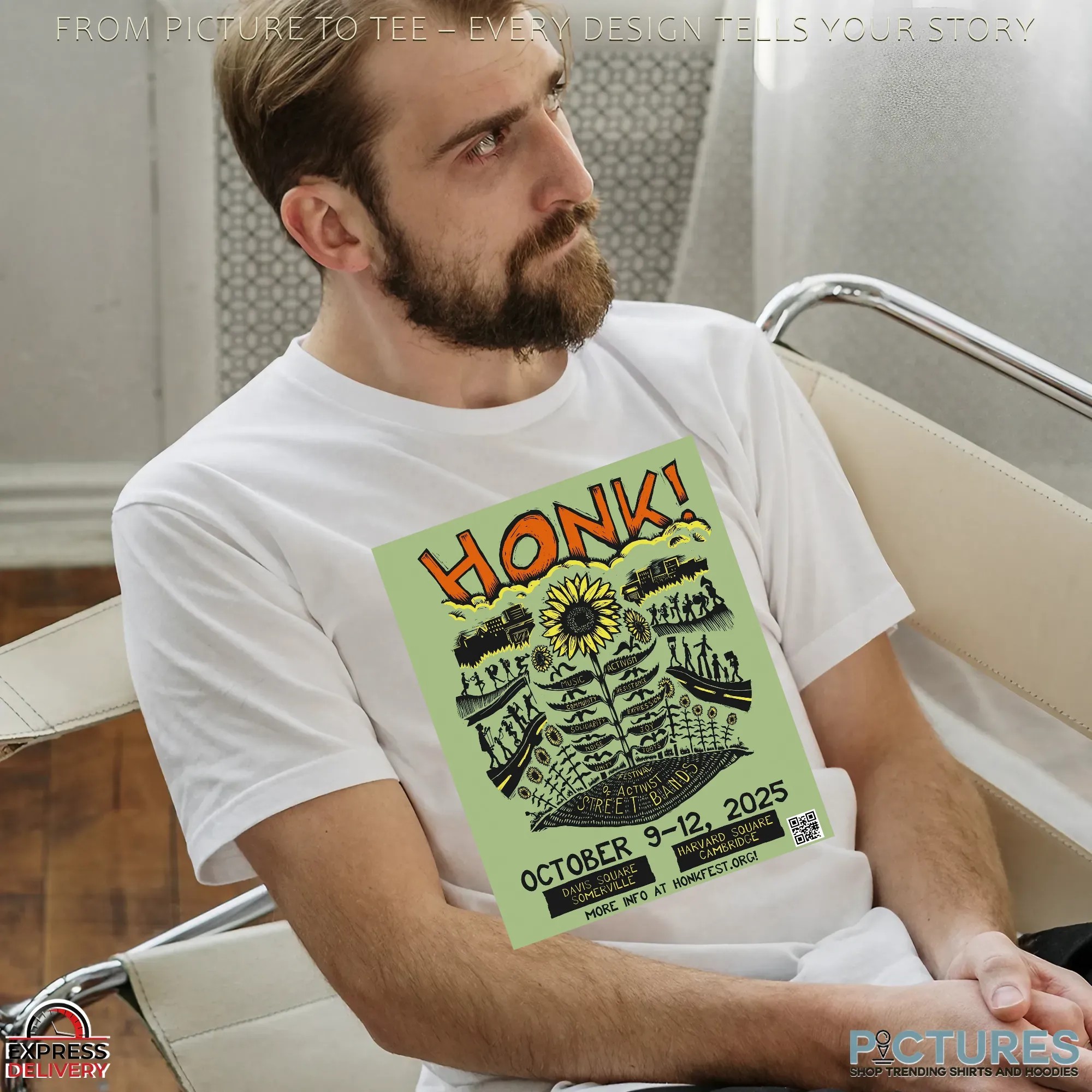 HONK! Festival In Somerville MA On Oct 9-12 2025 Poster T Shirt