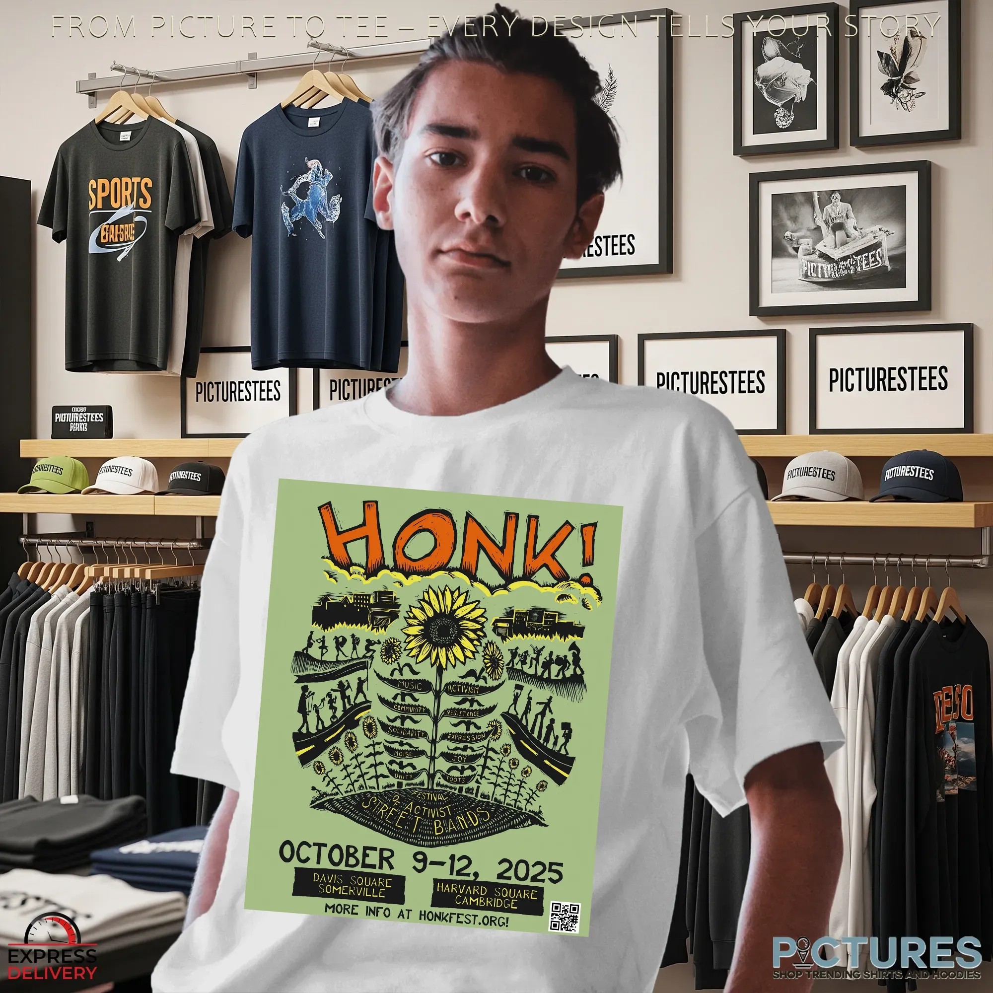 HONK! Festival In Somerville MA On Oct 9-12 2025 Poster T Shirt