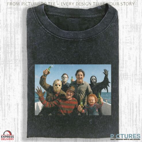 Halloween Madness posing At The Lake Vintage T Shirt