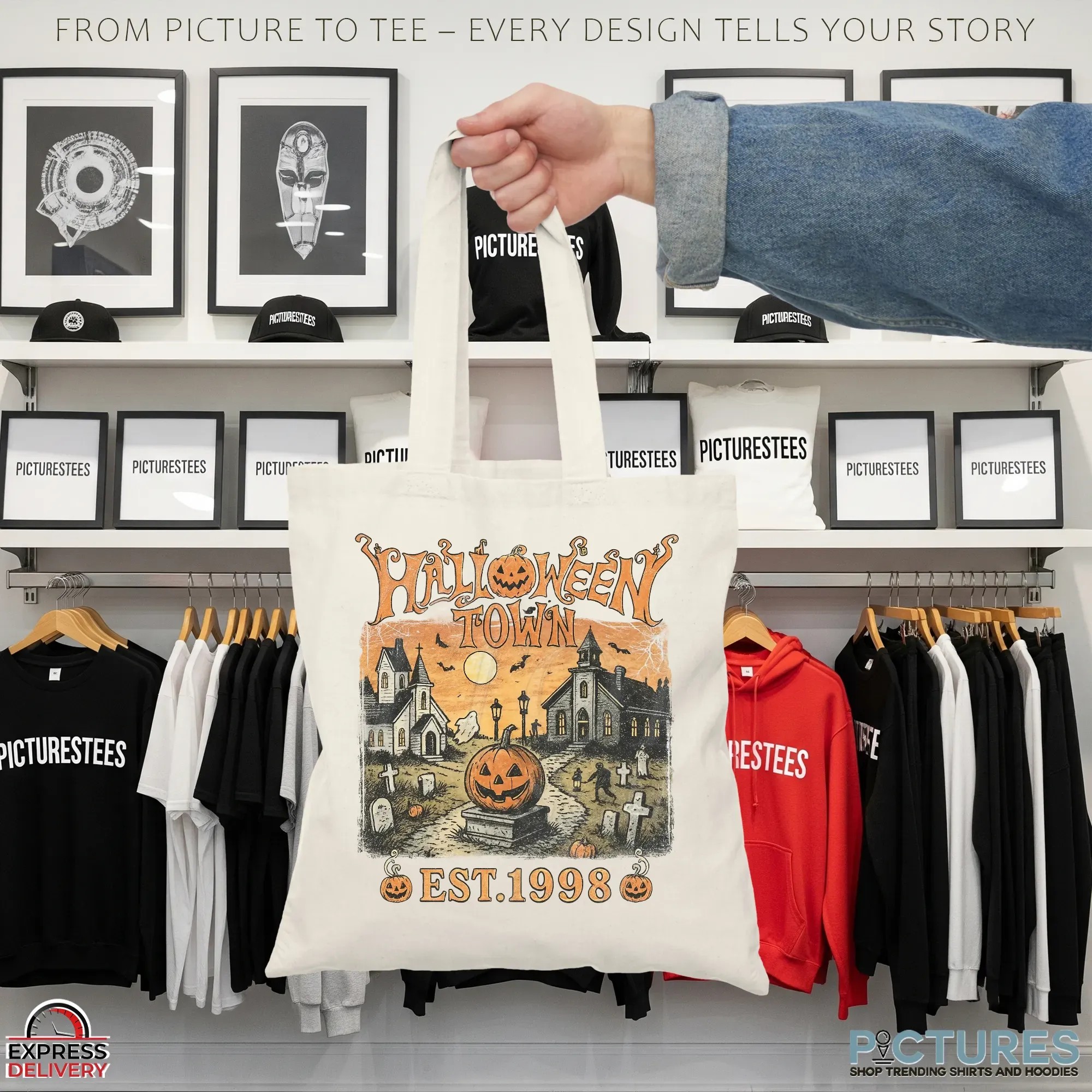Halloweentown Est 1998 Vintage 2025 Halloween Spooky T Shirt
