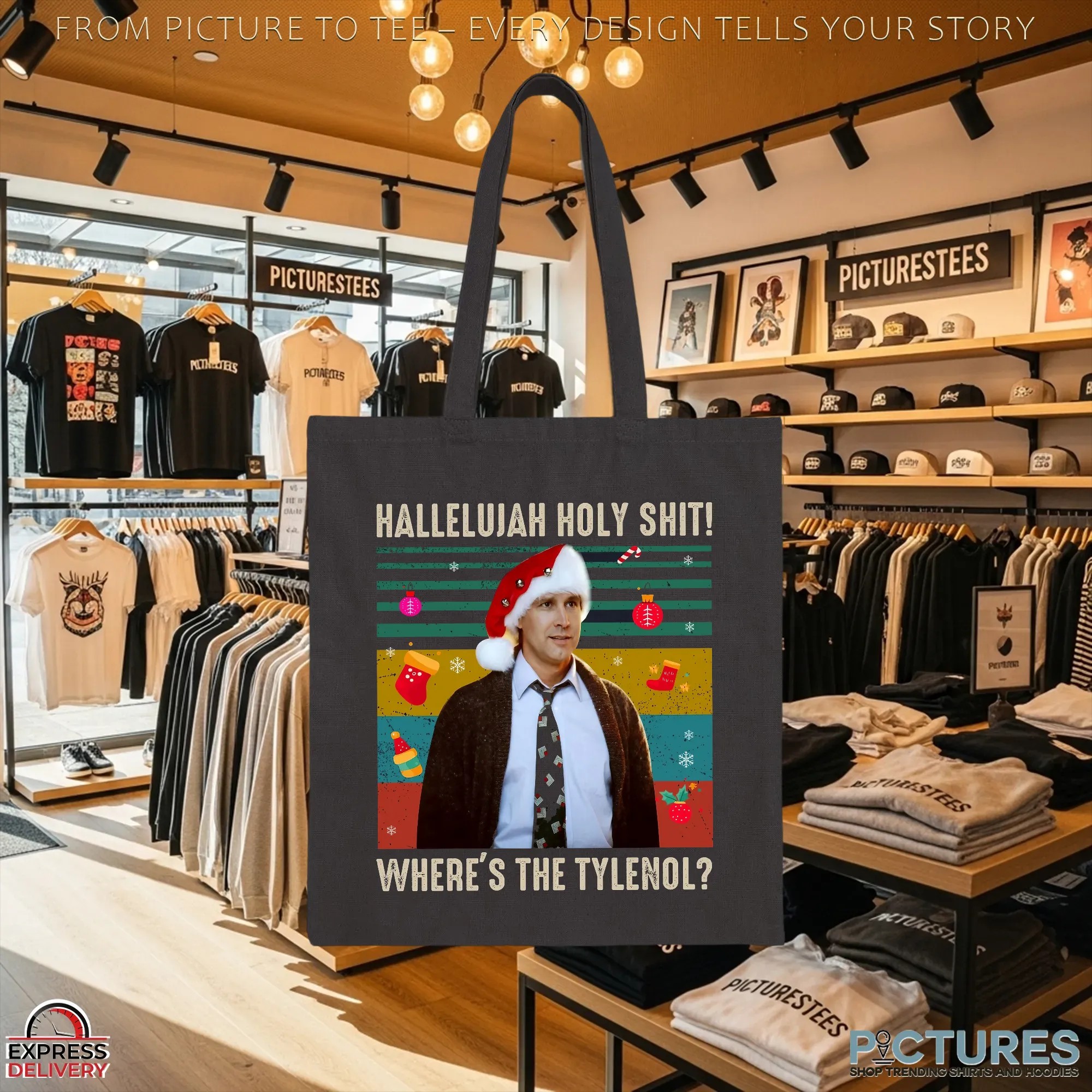 Happy Griswold Hallelujah Holy Shit Where's The Tylenol Christmas Vintage Meme T Shirt