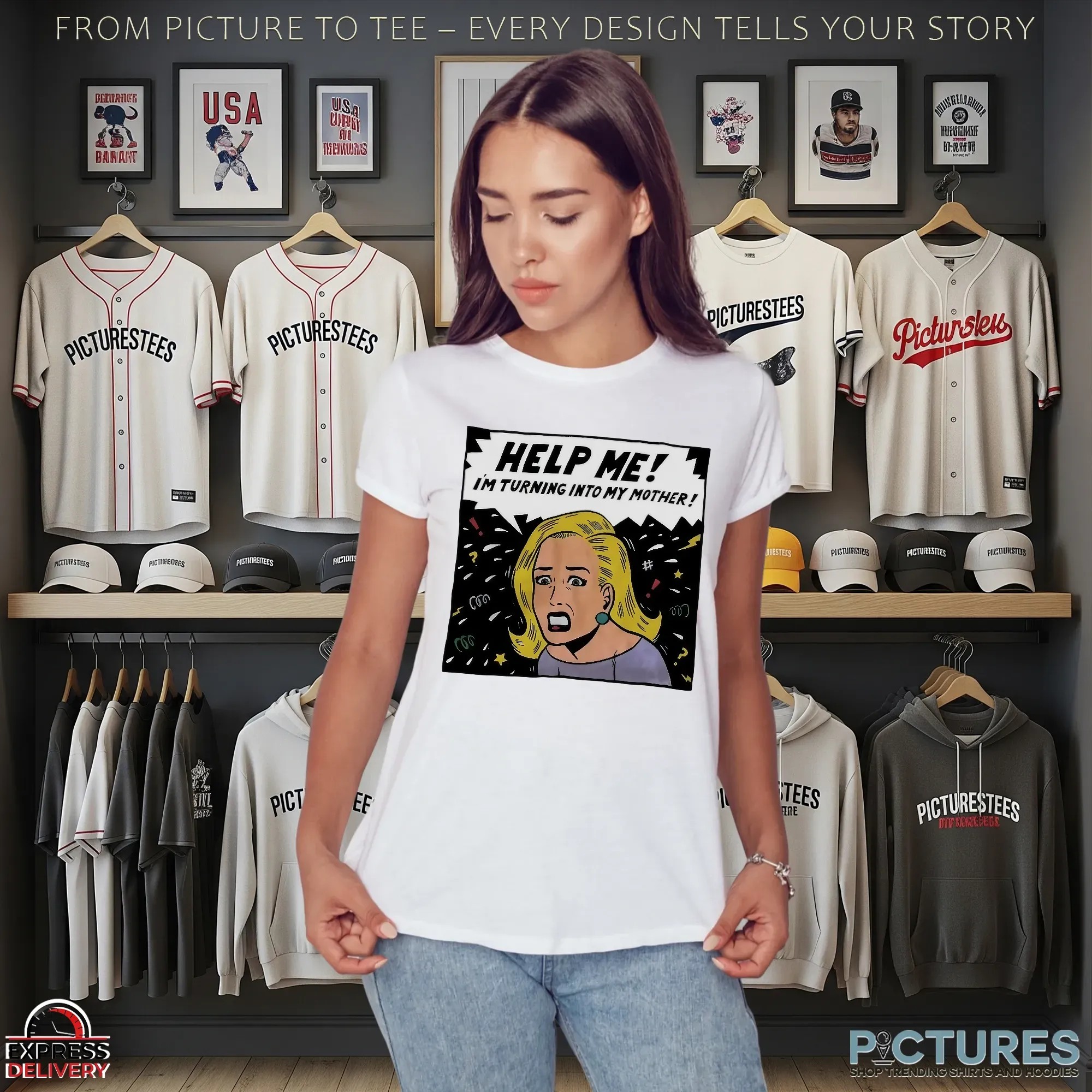 Help Me I'm Turning Into My Mother Meme T Shirt Help Me I'm Turning Into My Mother Meme T Shirt