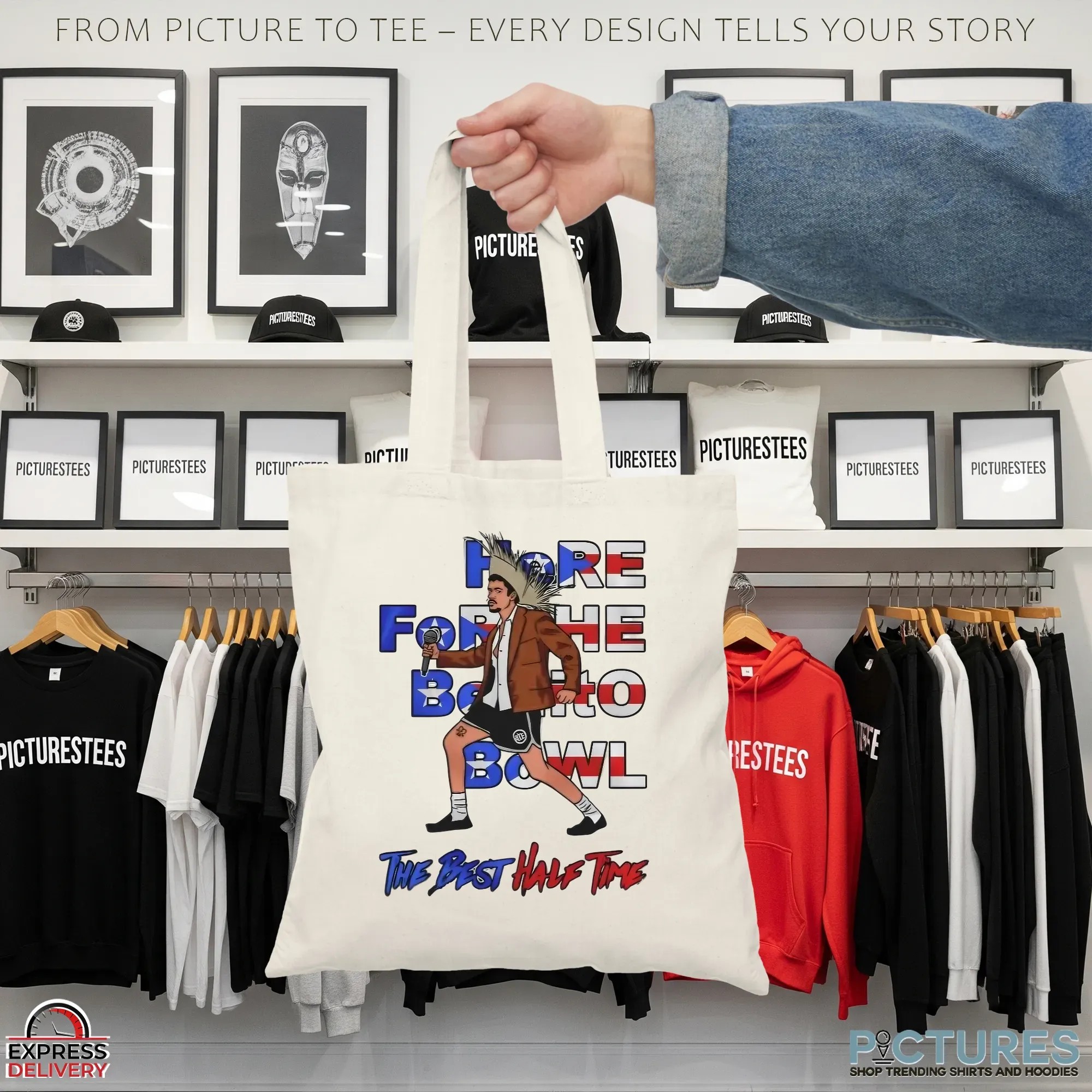 Here For The Benito Bowl Puerto Rico Football The Best Halftime T Shirt
