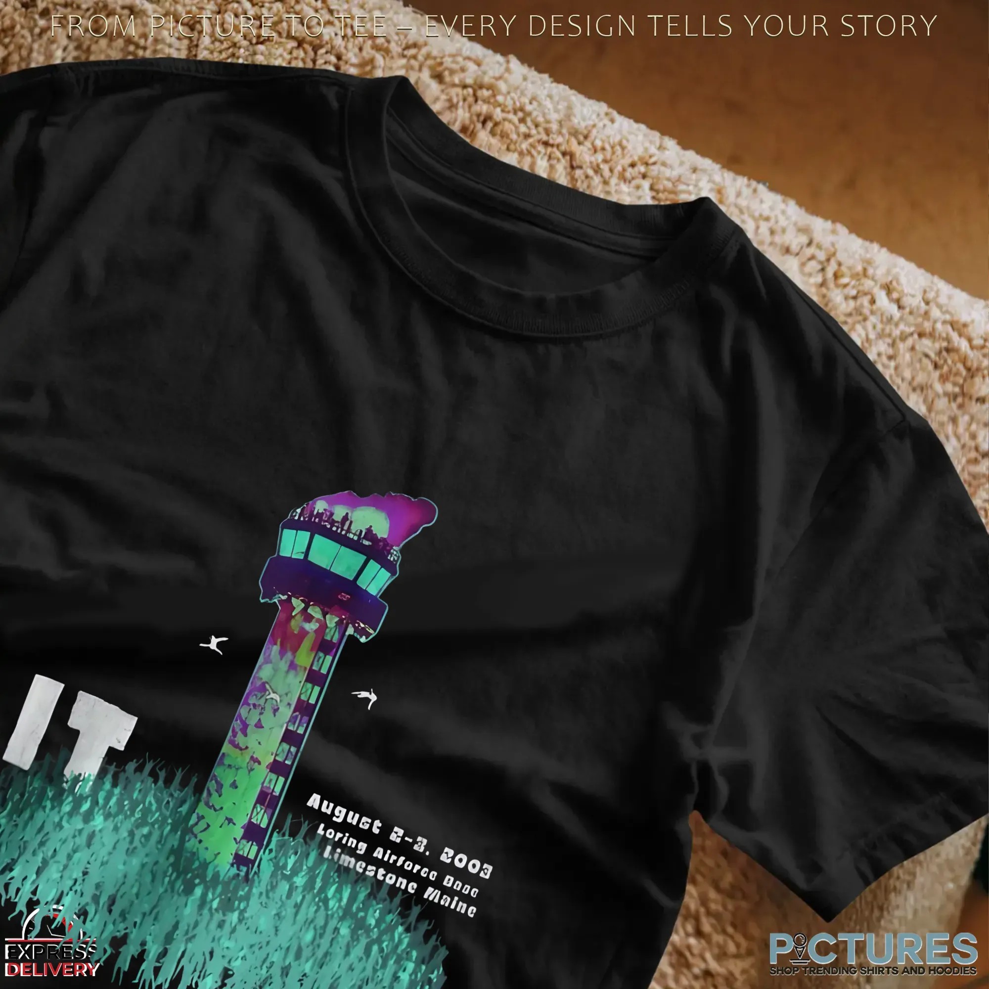 IT Festival Tower Jam Phish Retro 2003 Phish Fan Collector Phish Lot Concert T Shirt