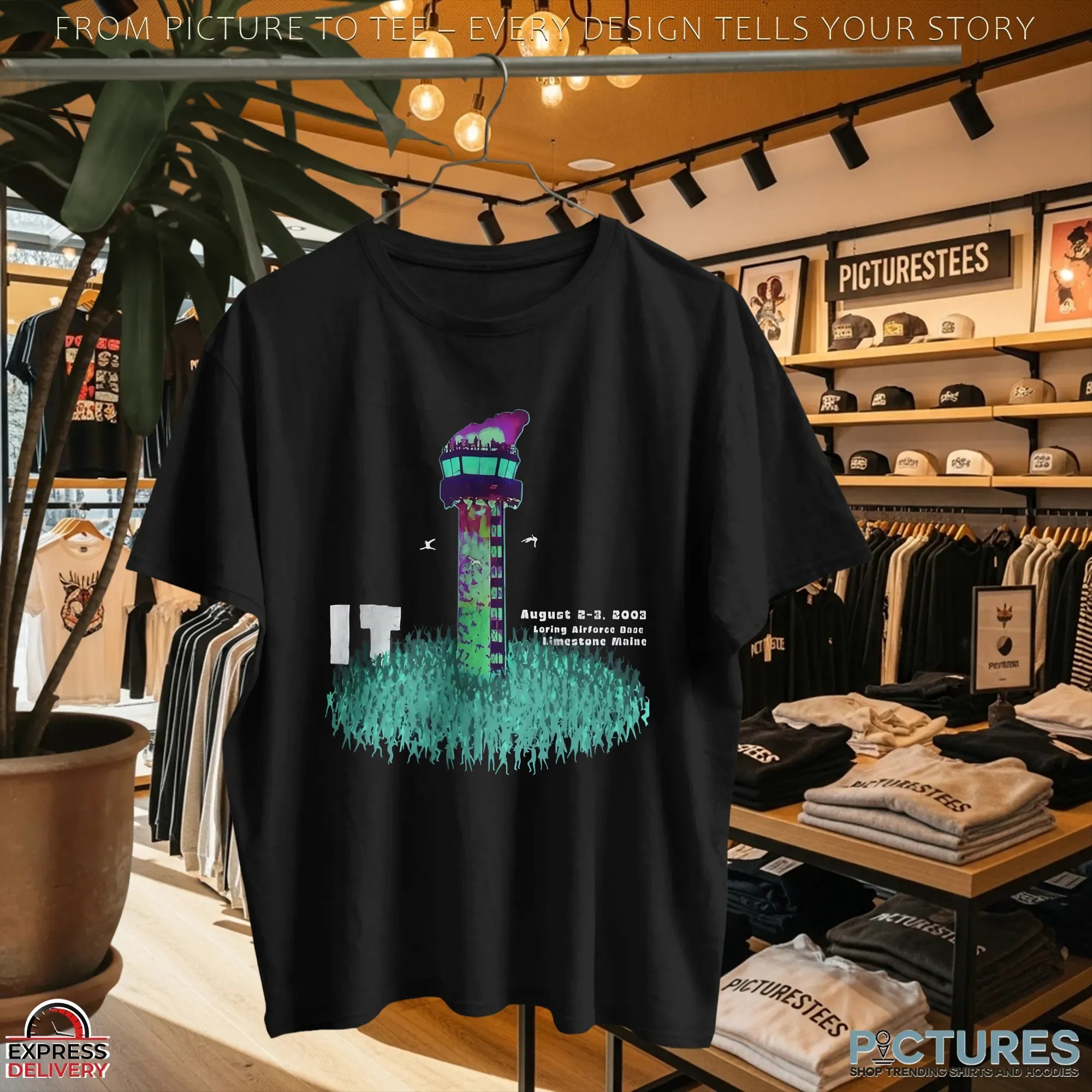 IT Festival Tower Jam Phish Retro 2003 Phish Fan Collector Phish Lot Concert T Shirt
