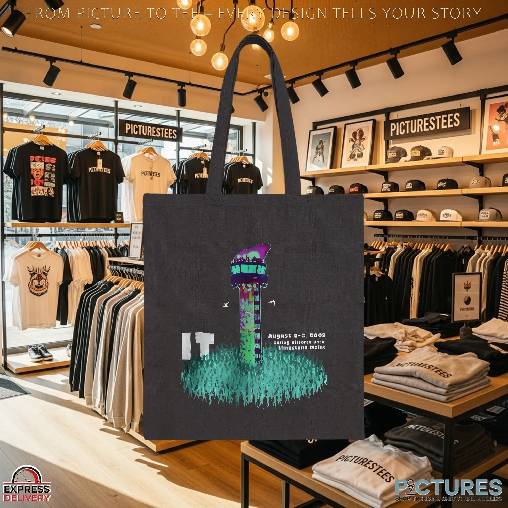 IT Festival Tower Jam Phish Retro 2003 Phish Fan Collector Phish Lot Concert T Shirt