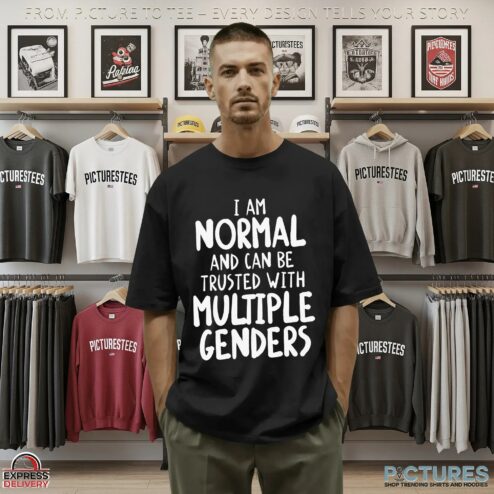 I Am Normal And I Can Be Trusted With Multiple Genders LGBT T Shirt