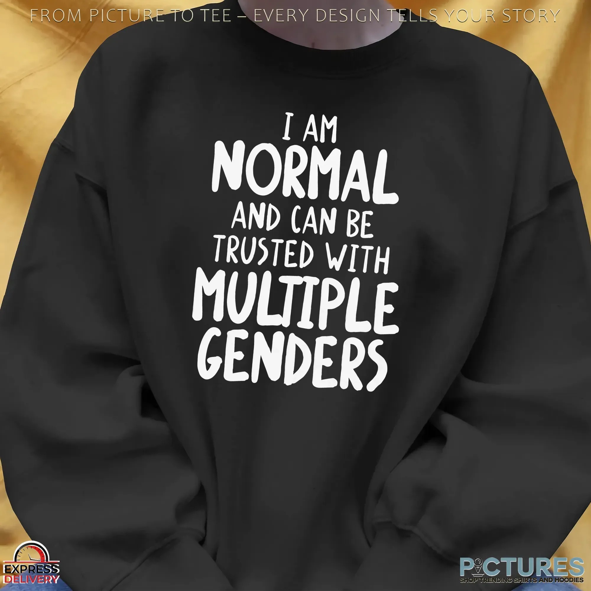 I Am Normal And I Can Be Trusted With Multiple Genders LGBT T Shirt