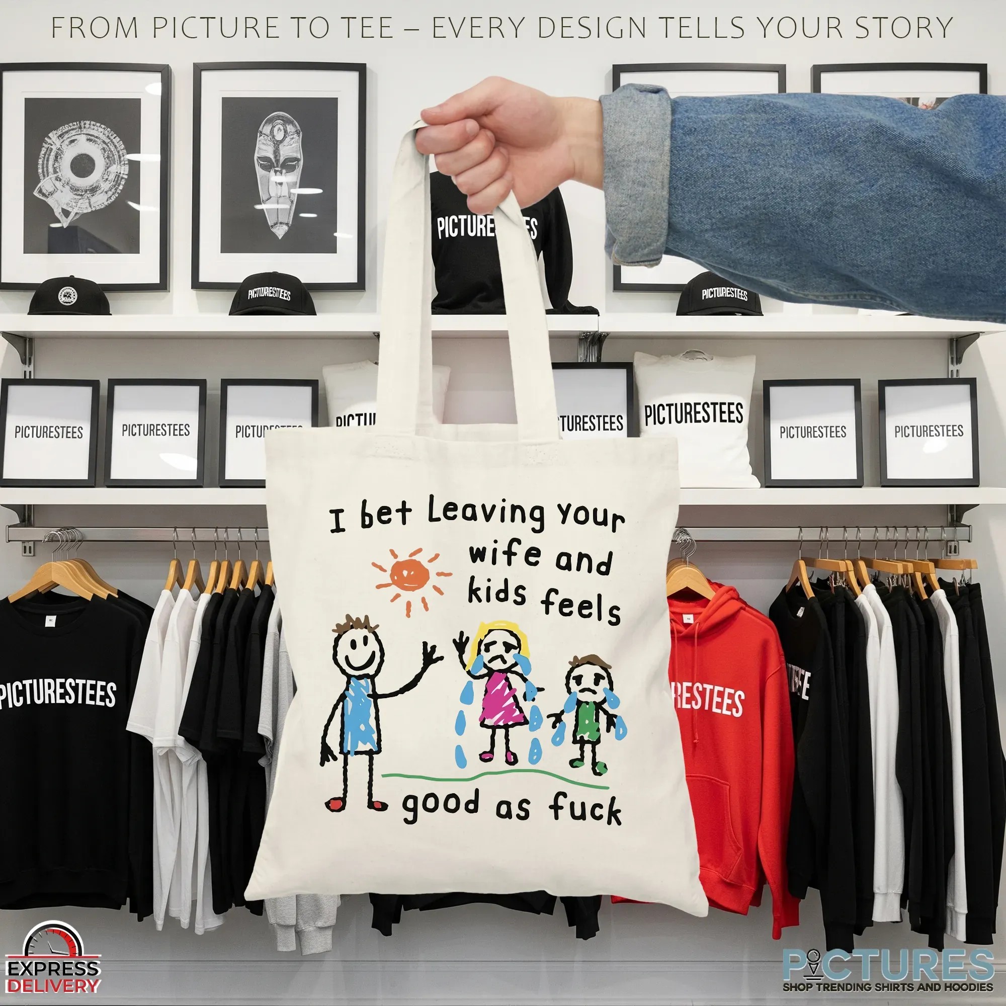 I Bet Leaving Your Wife And Kids Feels Good As Fuck Husband Meme T Shirt