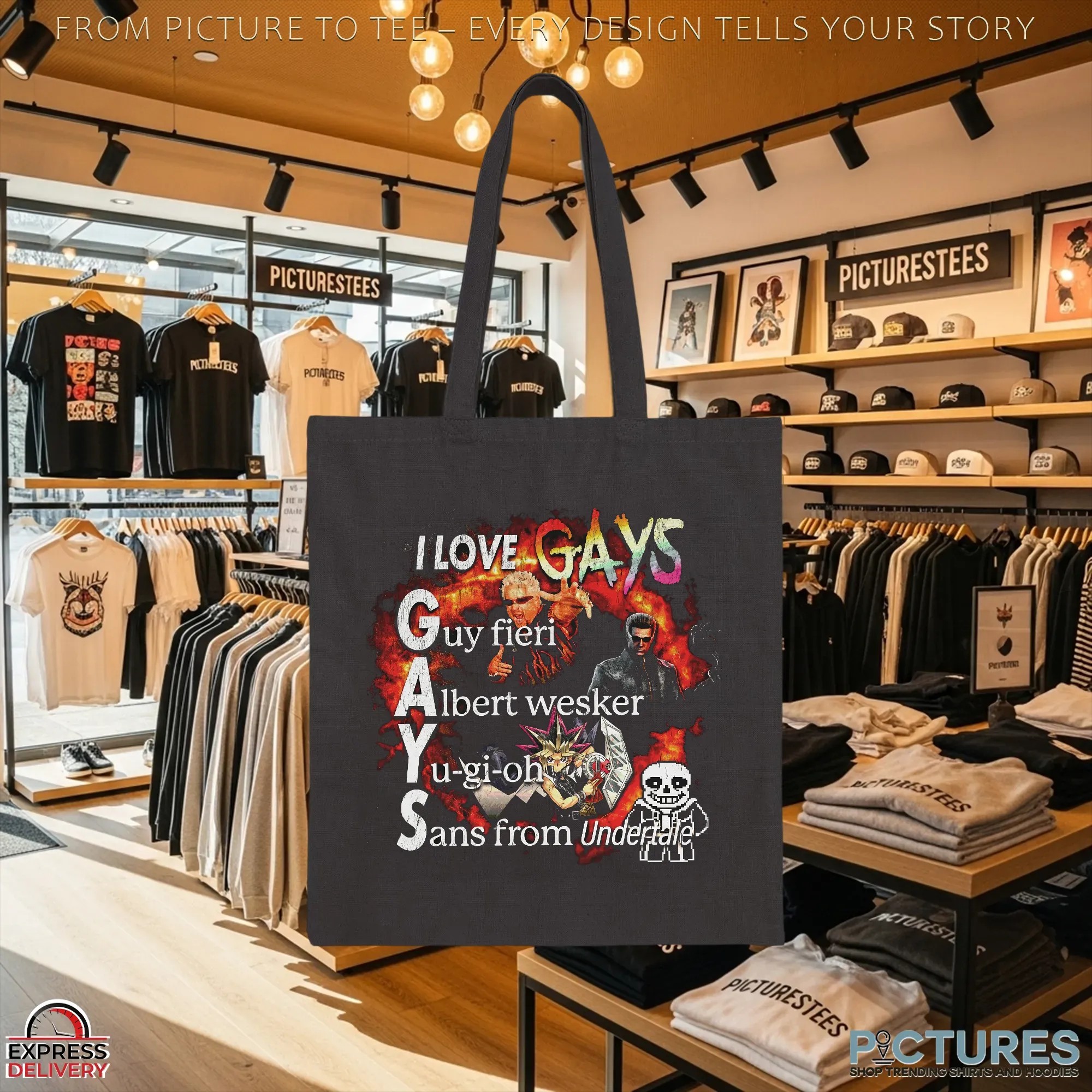 I LOVE GAYS Guy Fieri Albert Wesker Yu-gi-oh Sans From Undertale LGBT Meme T Shirt I LOVE GAYS Guy Fieri Albert Wesker Yu-gi-oh Sans From Undertale LGBT Meme T Shirt