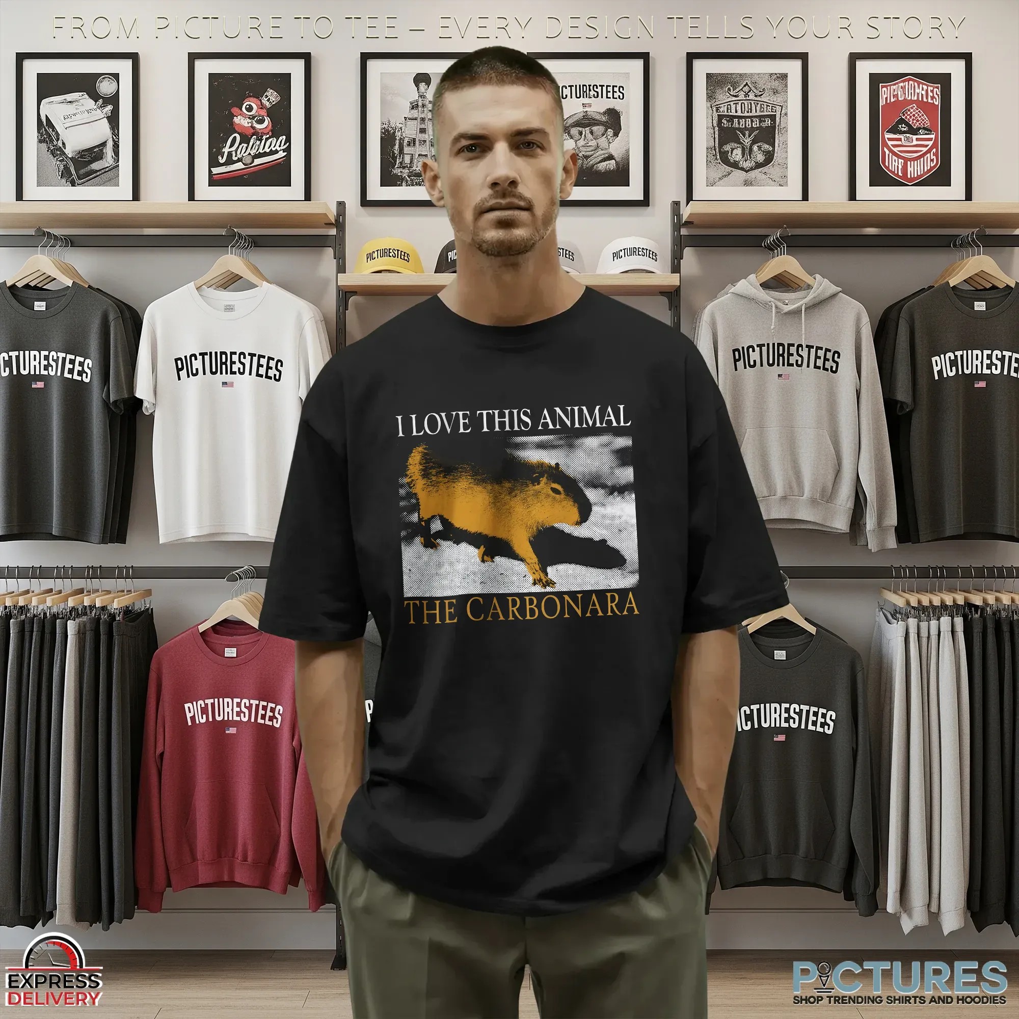 I Love This Animal The Carbonara The Capybara T Shirt I Love This Animal The Carbonara The Capybara T Shirt