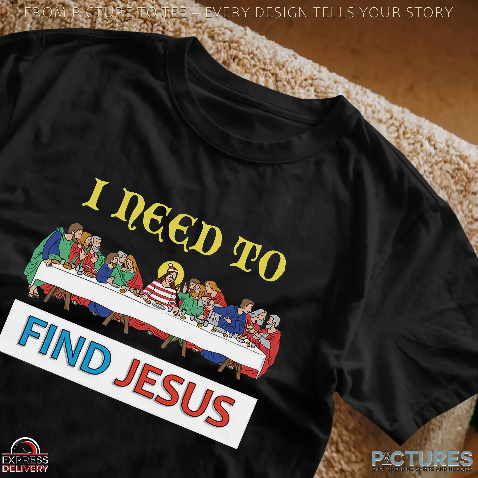 I Need To Find Jesus Where's Wally The Last Supper Parody Christmas T Shirt I Need To Find Jesus Where's Wally The Last Supper Parody Christmas T Shirt