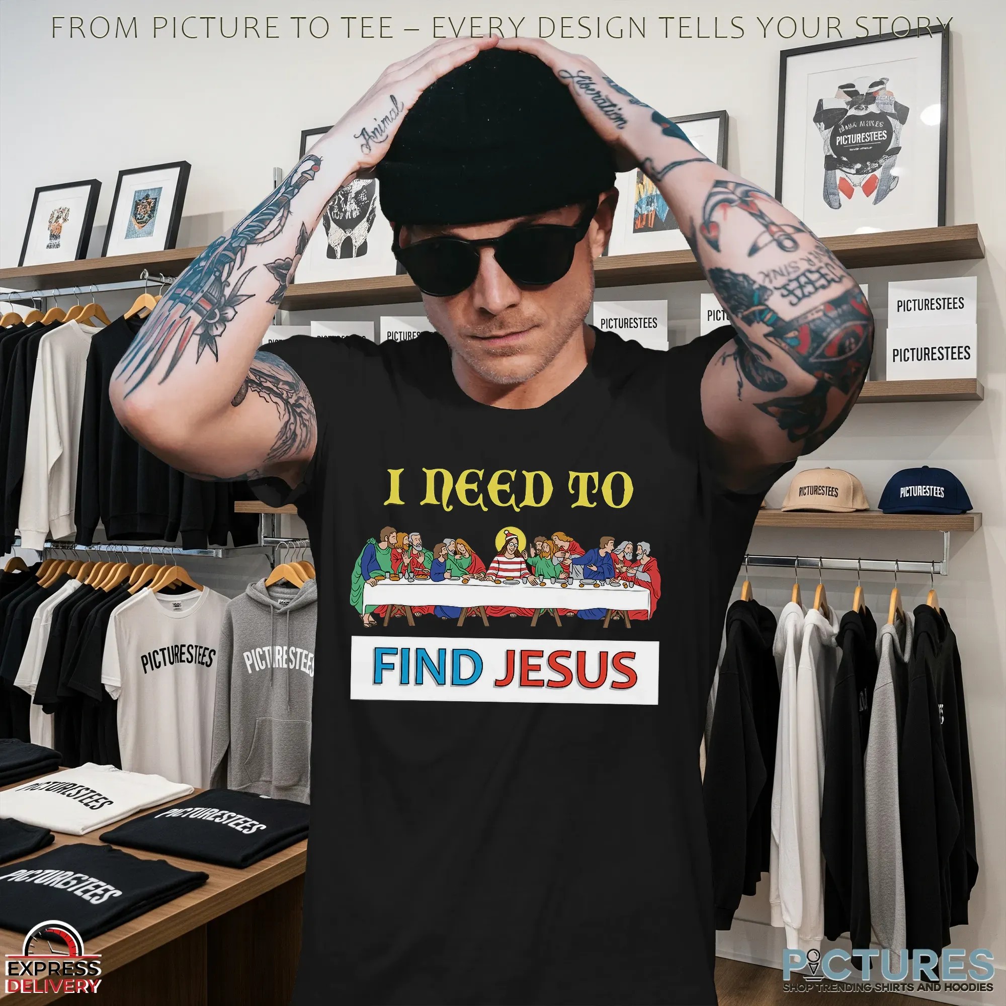 I Need To Find Jesus Where's Wally The Last Supper Parody Christmas T Shirt I Need To Find Jesus Where's Wally The Last Supper Parody Christmas T Shirt