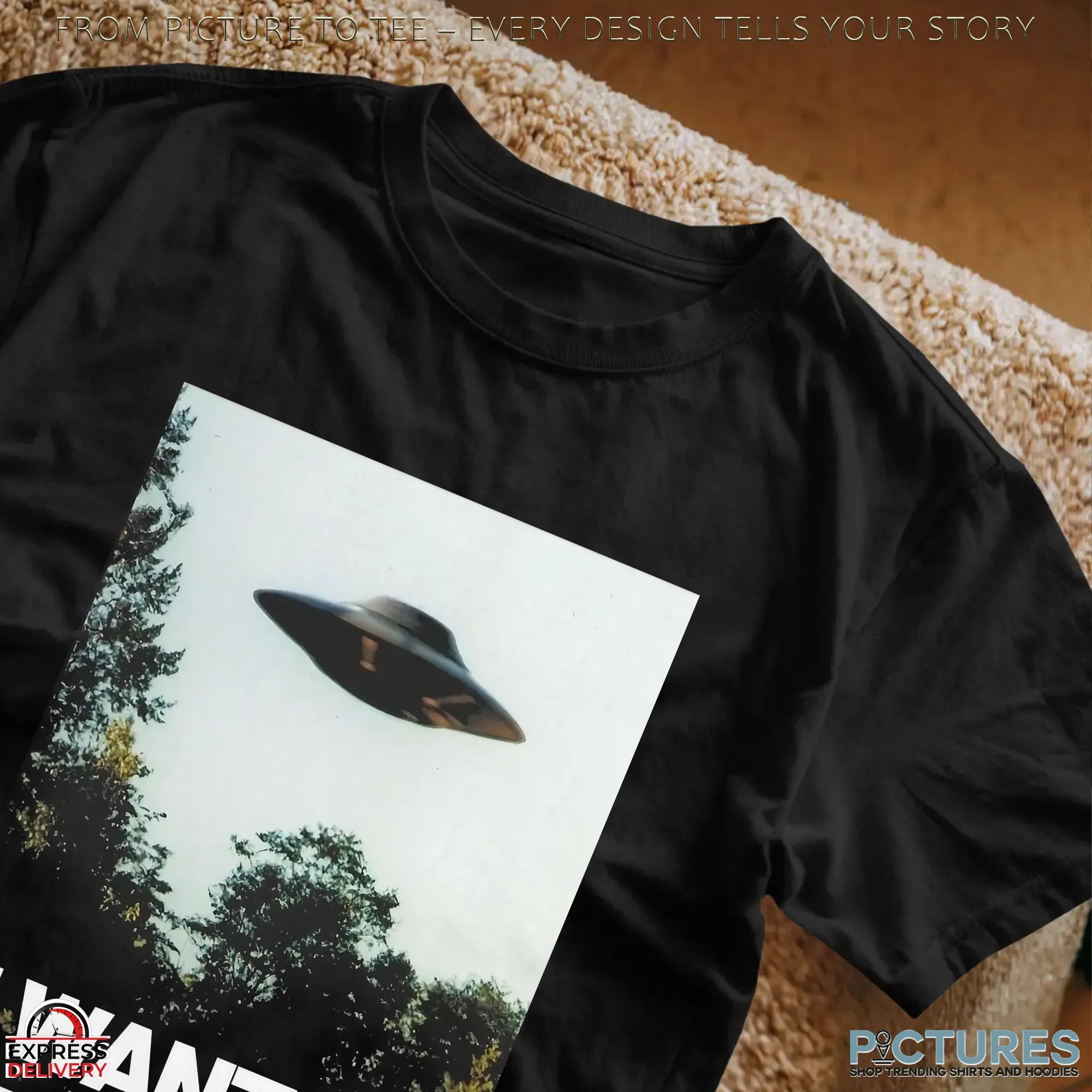 I Want To Believe Alien & UFO T Shirt I Want To Believe Alien & UFO T Shirt