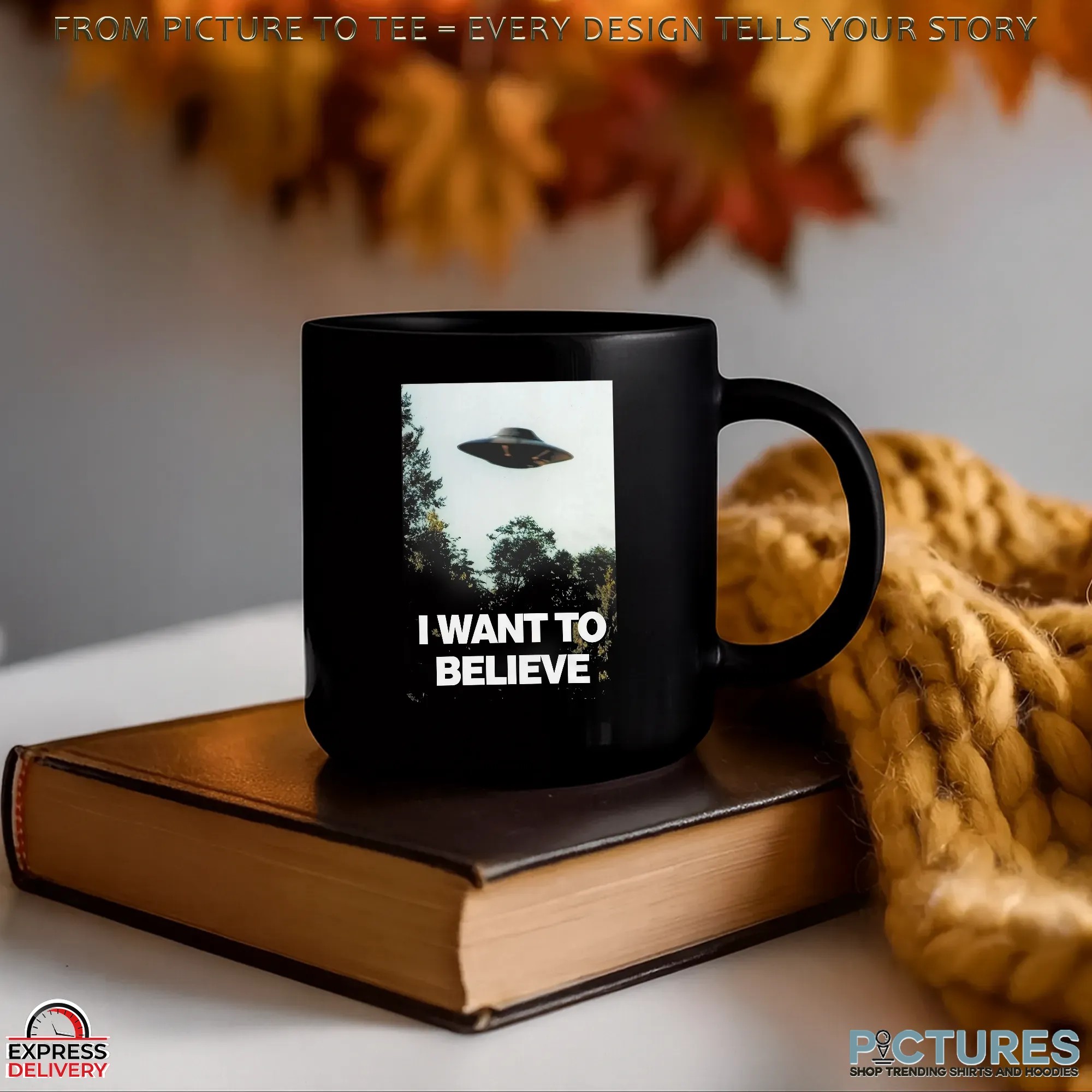 I Want To Believe Alien & UFO T Shirt I Want To Believe Alien & UFO T Shirt