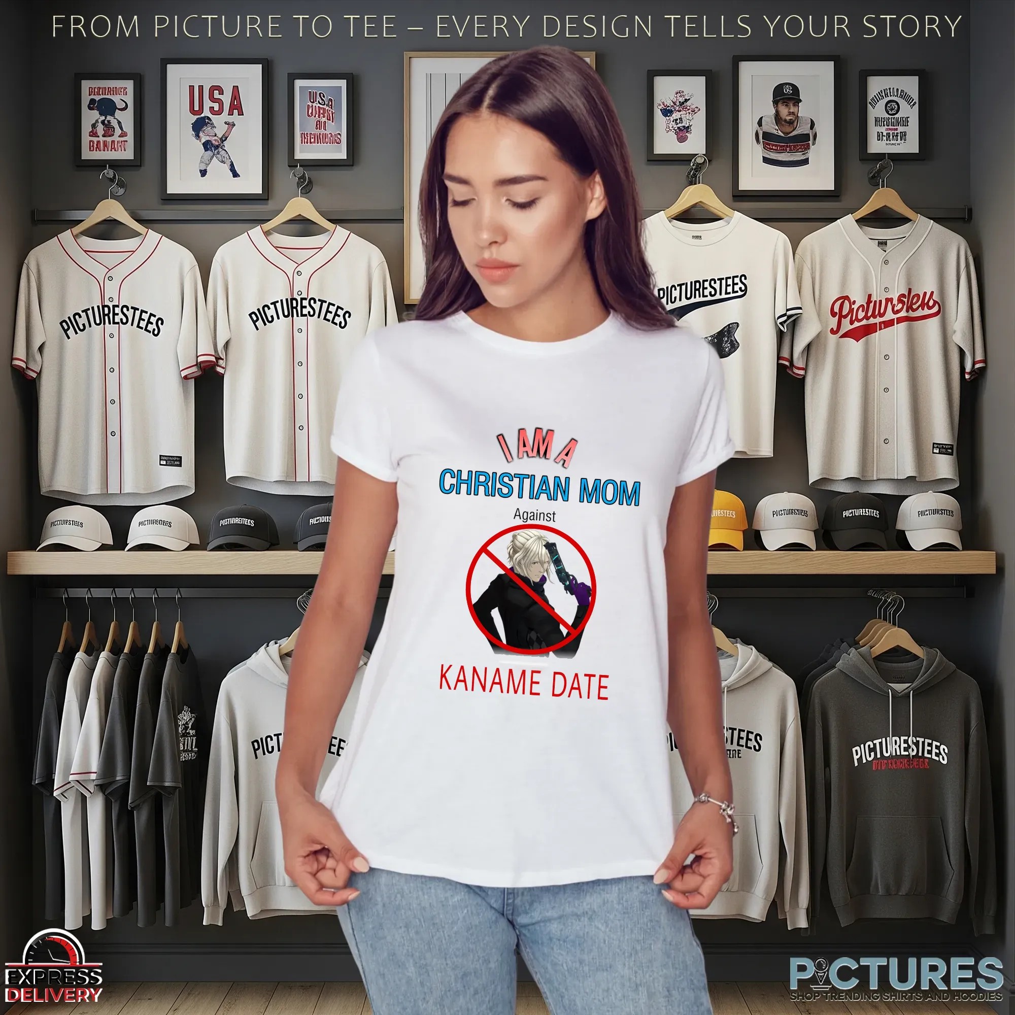 Iama Christian Mom Against Kaname Date No Sleep For Kaname Date - From Ai The Somnium Files Funny T Shirt