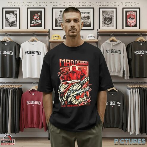 Ilja Dragunov Moscow Mad Dragon Graphic T Shirt