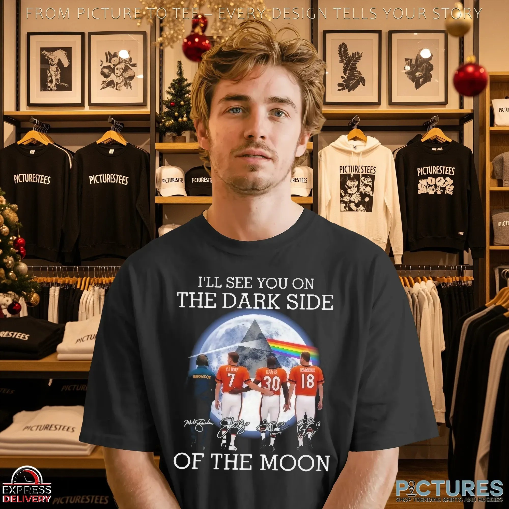 I’ll See You On The Dark Side Of The Moon Pink Floyd Denver Broncos Legends Signatures 2025 T Shirt