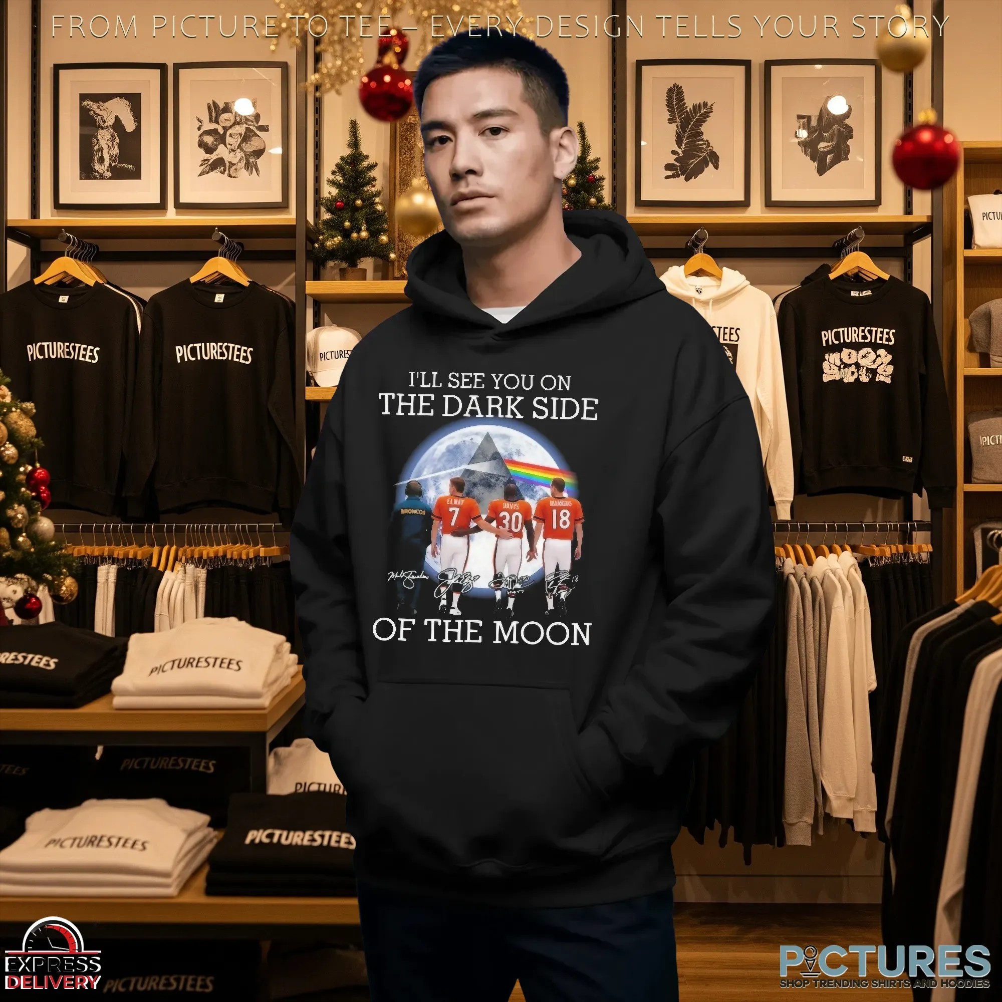 I’ll See You On The Dark Side Of The Moon Pink Floyd Denver Broncos Legends Signatures 2025 T Shirt
