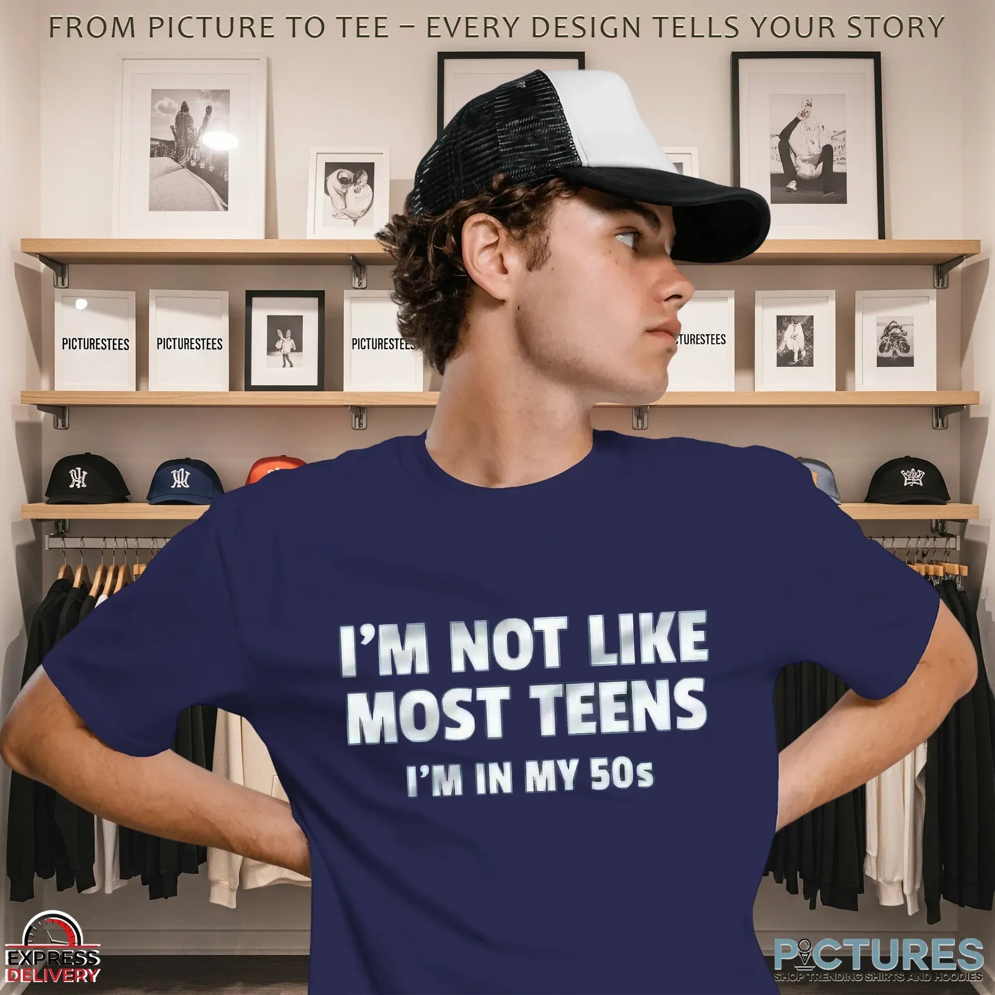 I'm Not Like Most Teens I'm In My 50s T Shirt