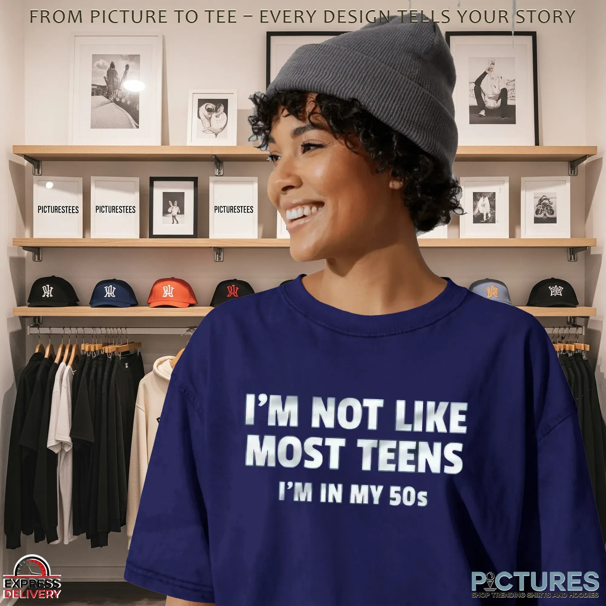 I'm Not Like Most Teens I'm In My 50s T Shirt I'm Not Like Most Teens I'm In My 50s T Shirt