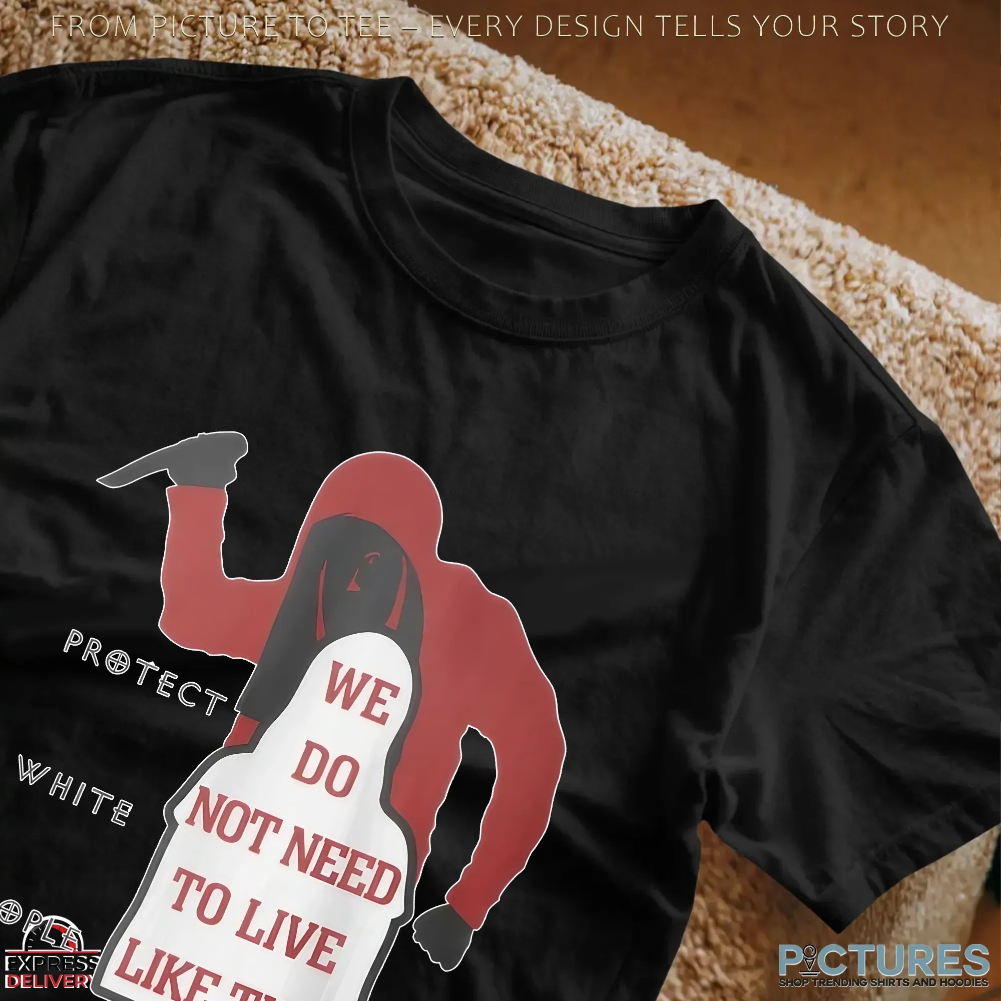 Iryna Zarutska Protect White People We Do Not Need To Live Like This T Shirt