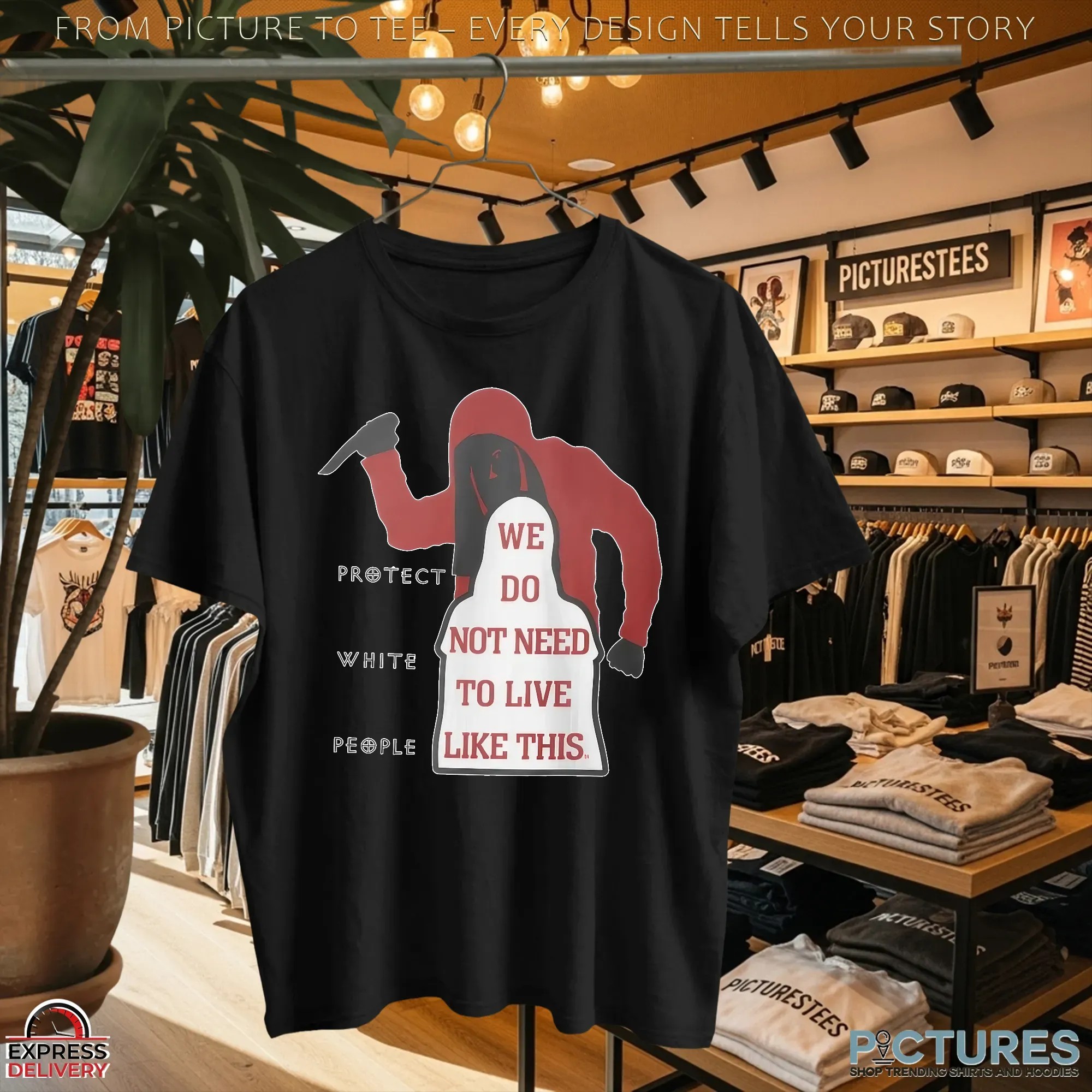 Iryna Zarutska Protect White People We Do Not Need To Live Like This T Shirt