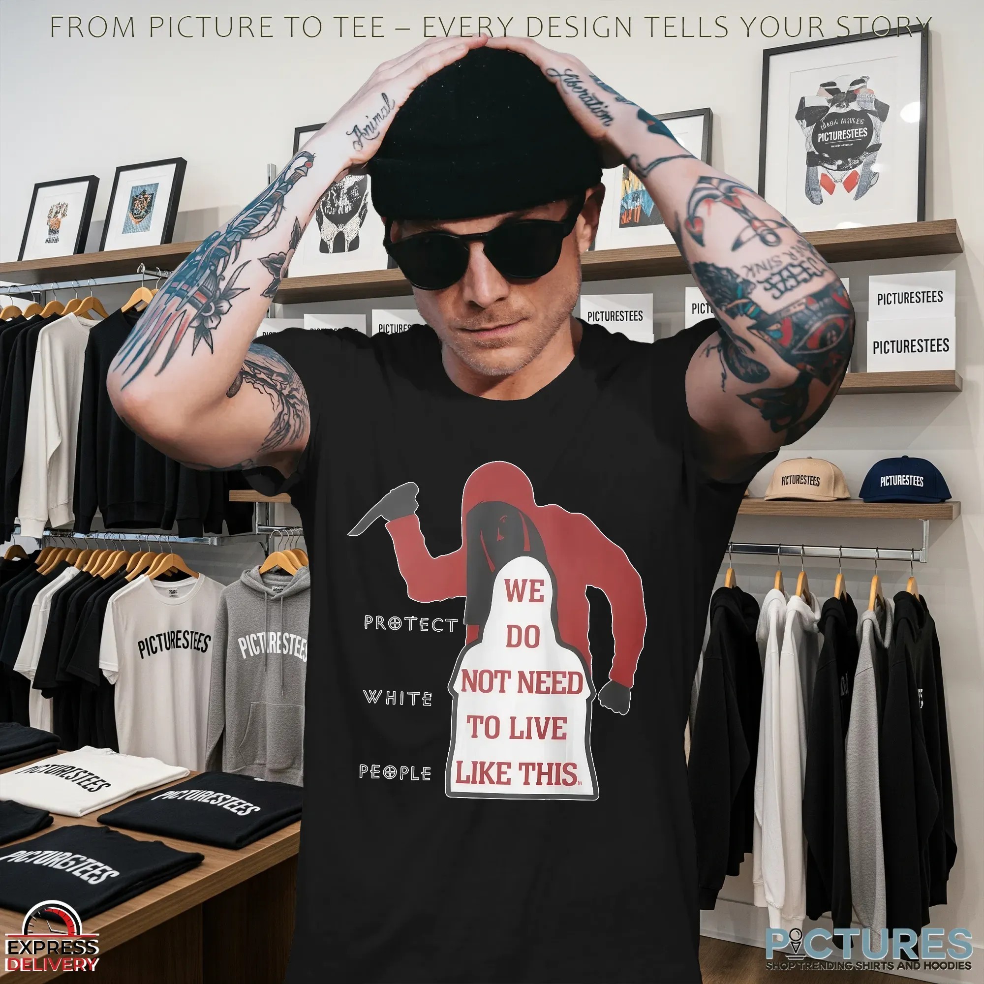 Iryna Zarutska Protect White People We Do Not Need To Live Like This T Shirt