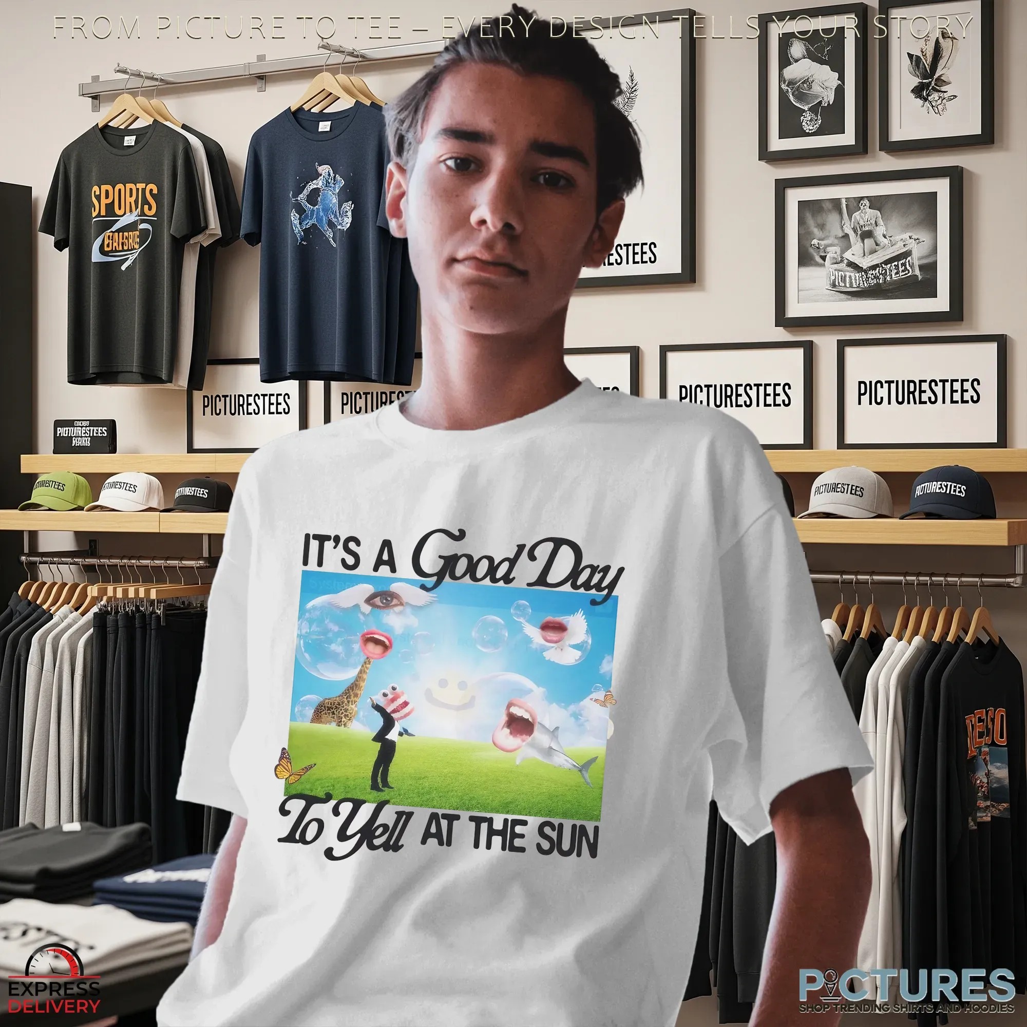 It's A Good Day To Yell At The Sun Chaos Mental T Shirt