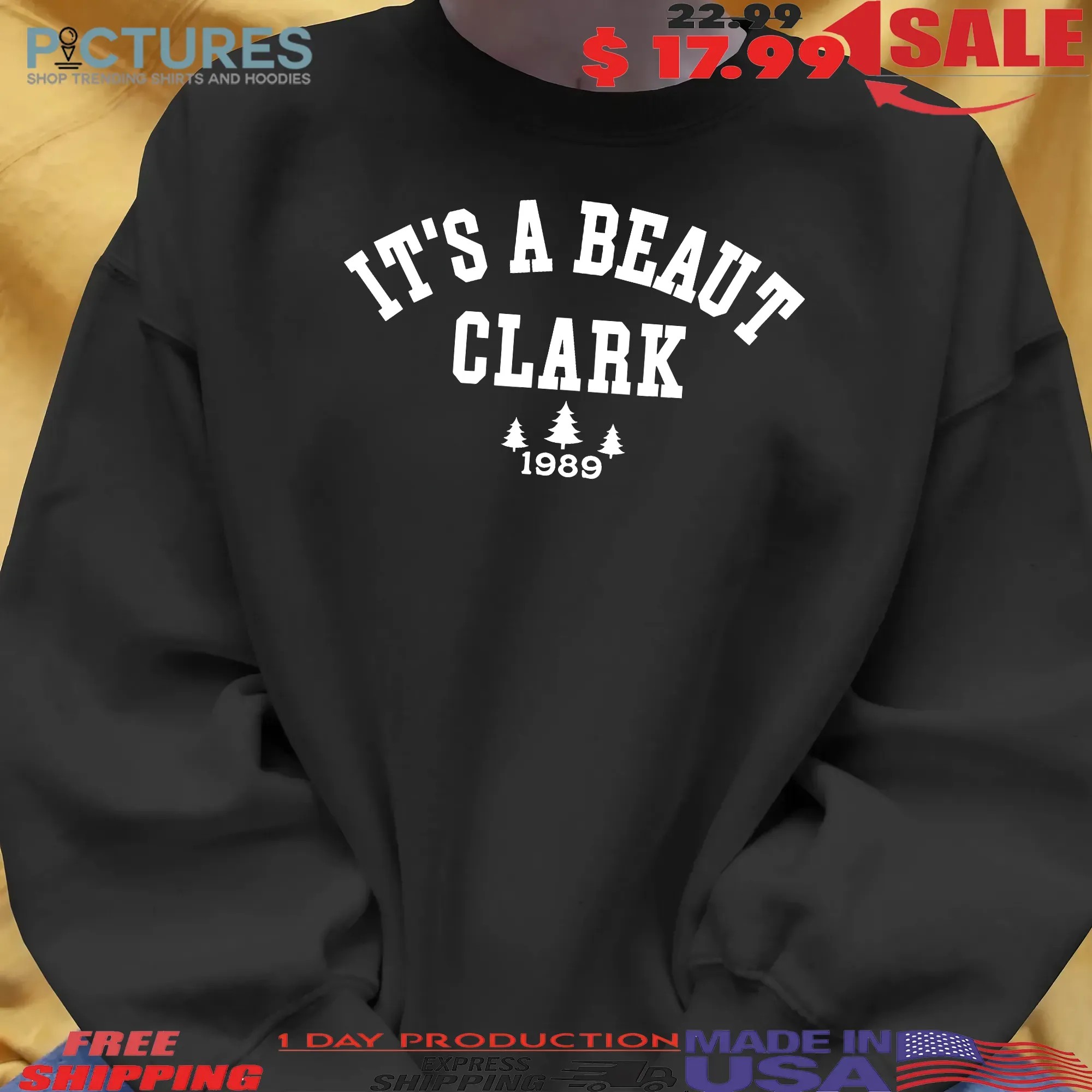 It's a Beaut Clark Sweatshirt, Christmas Vacation Shirt, Griswold Christmas Sweatshirt, Funny Christmas Shirt, Christmas Crewneck, Xmas Tee