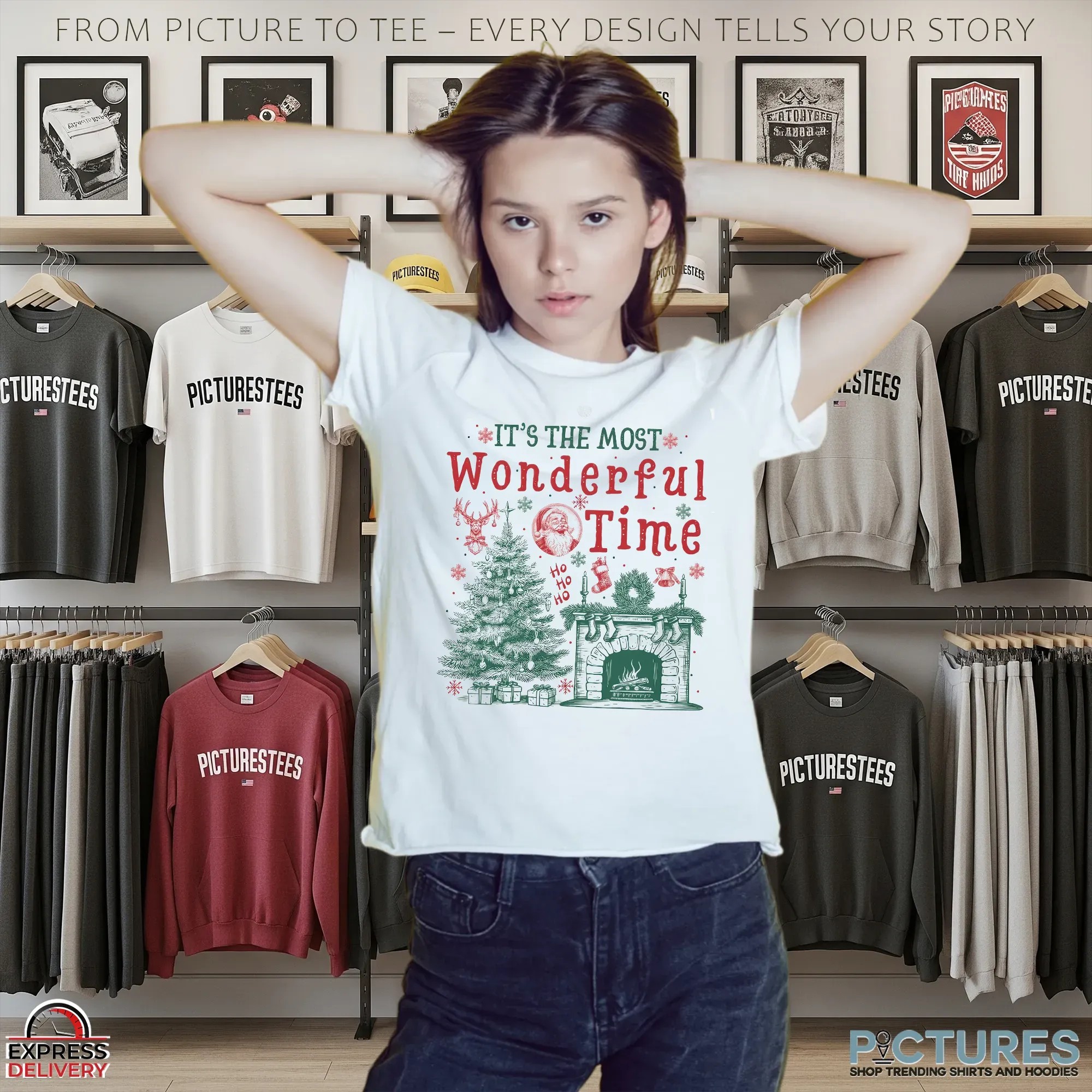 It's the Most Wonderful Time of The Year, Retro Christmas Aesthetic, Christmas T Shirt