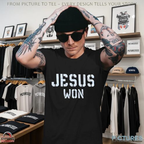 JESUS WON Graphic Trending T Shirt