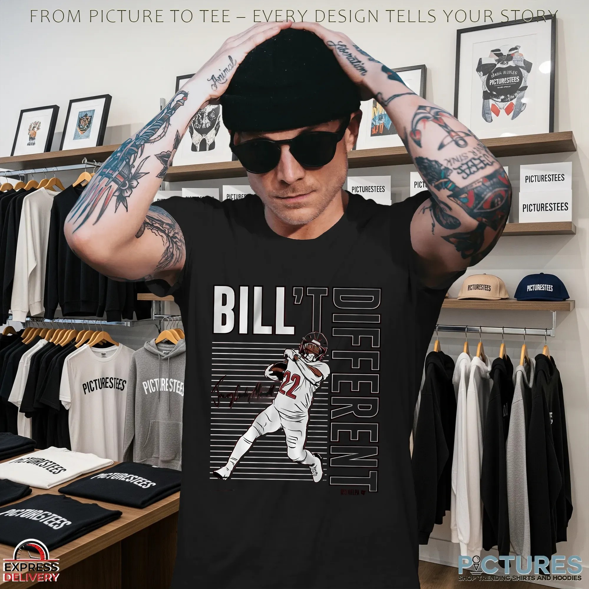 Jacory Croskey-Merritt Bill't Different T Shirt