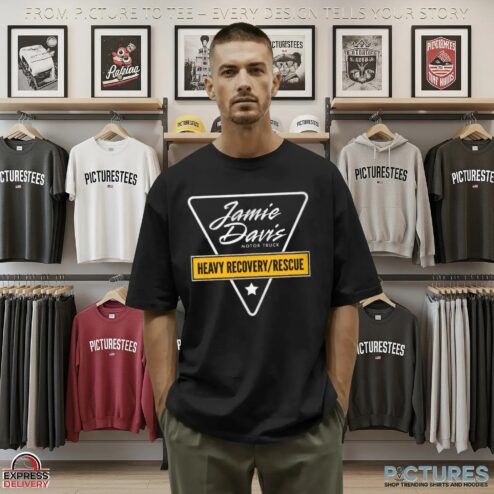 Jamie Davis Motor Truck Heavy Recovery Rescue T Shirt