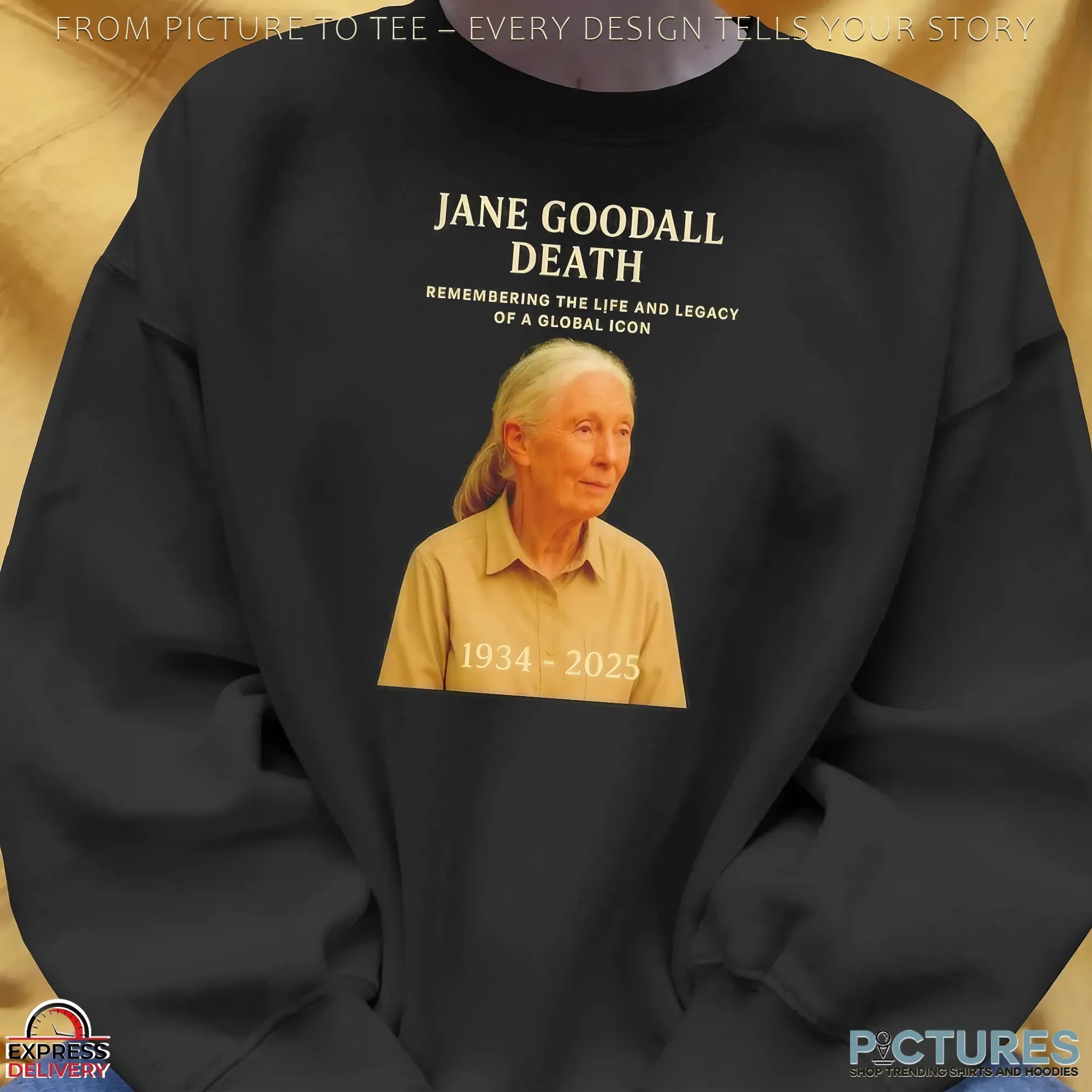 Jane Goodall Death Remembering The Life And Legacy Of A Global Icon RIP 1934-2025 T Shirt