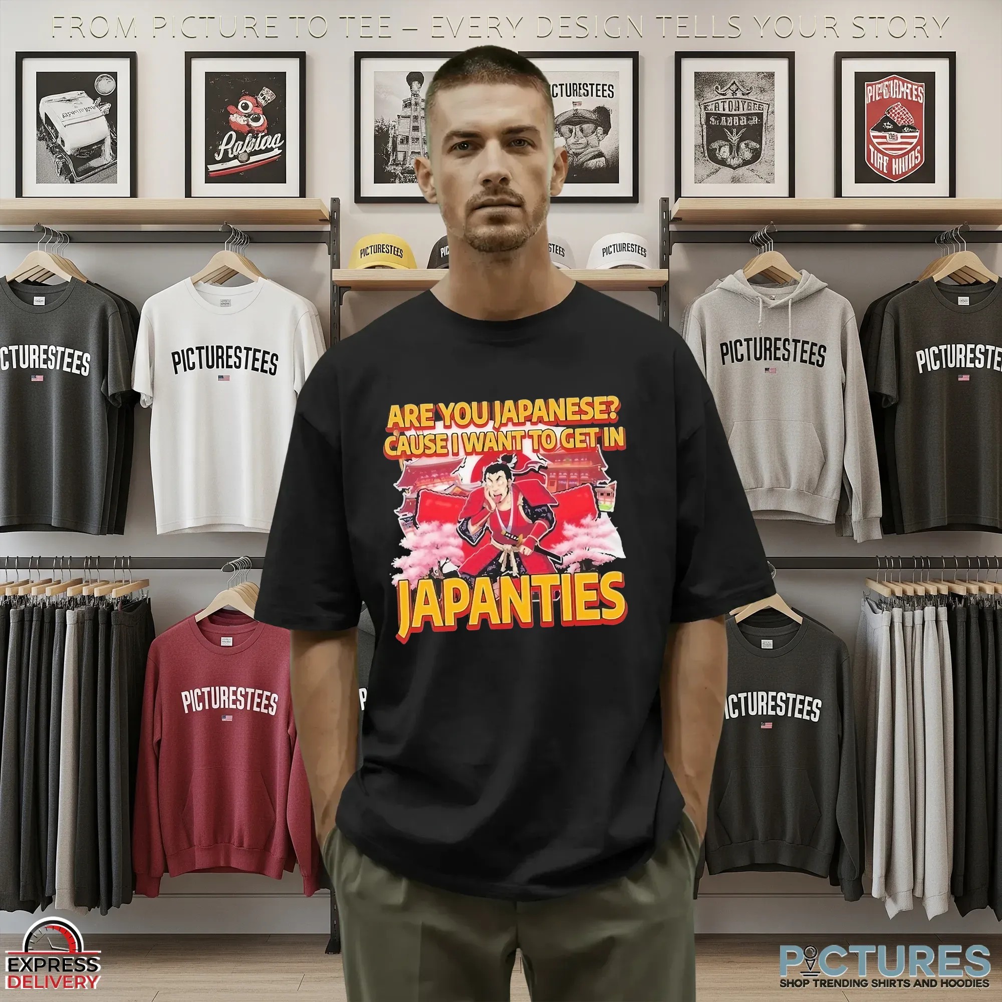 Japanties Are You Japanese Cause I Want To Get In Dark Meme T Shirt