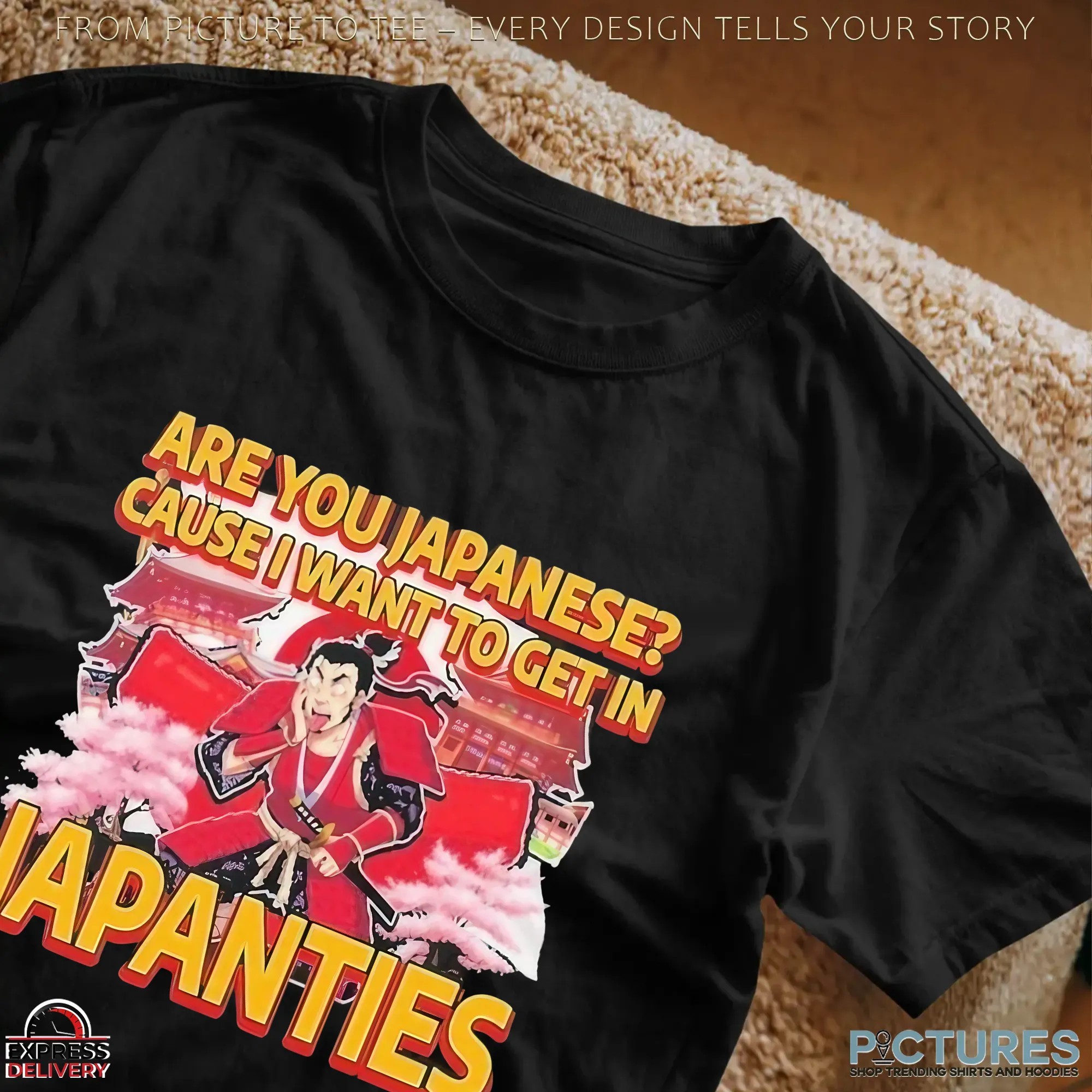 Japanties Are You Japanese Cause I Want To Get In Dark Meme T Shirt