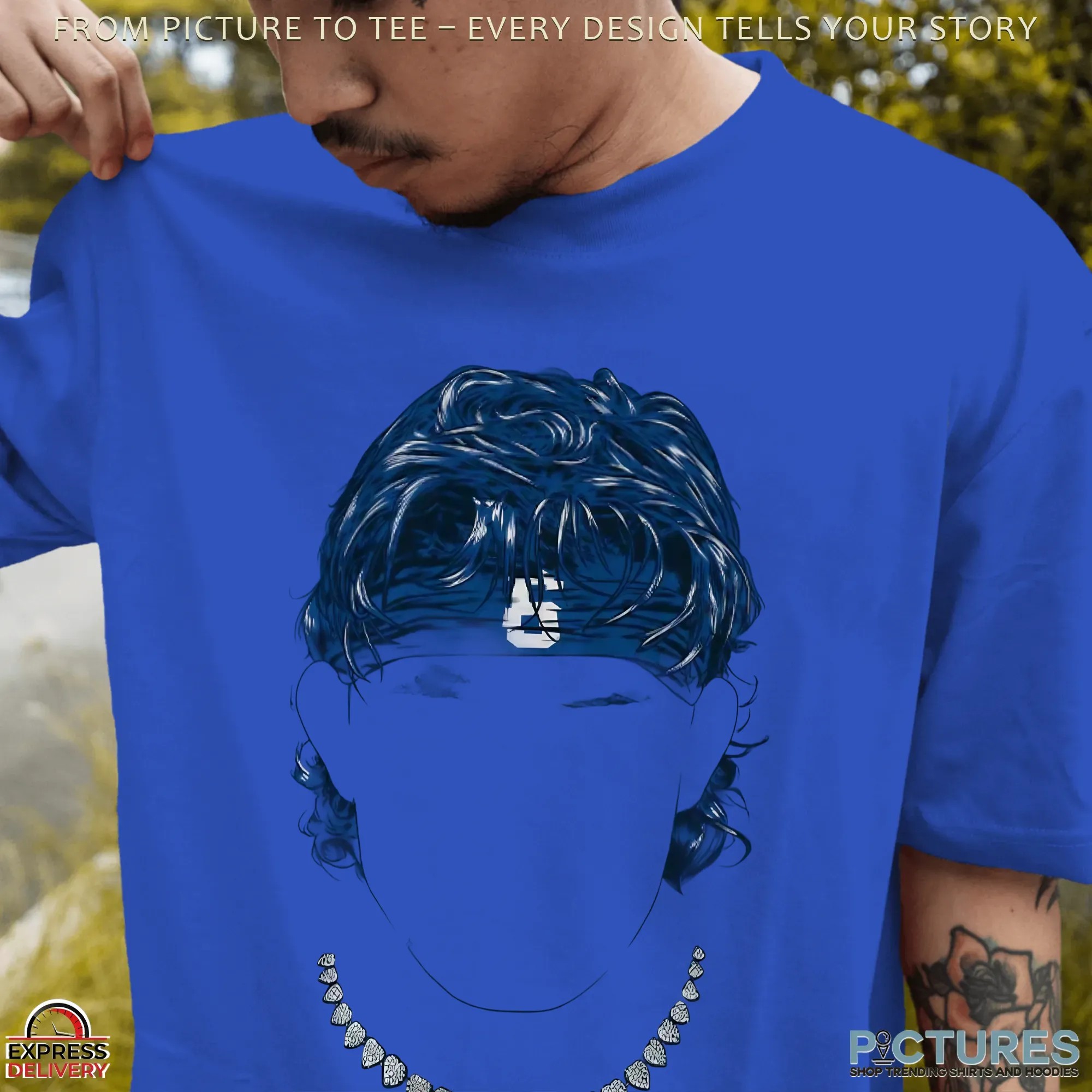 Jaxson Dart Blank Face NFL T Shirt