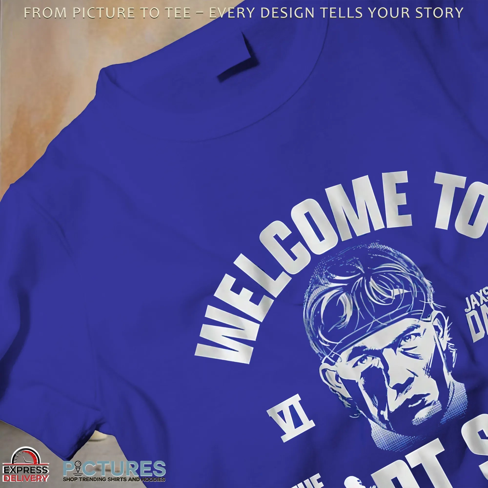 Jaxson Dart Welcome to the Dart Side New York Giants Football T Shirt