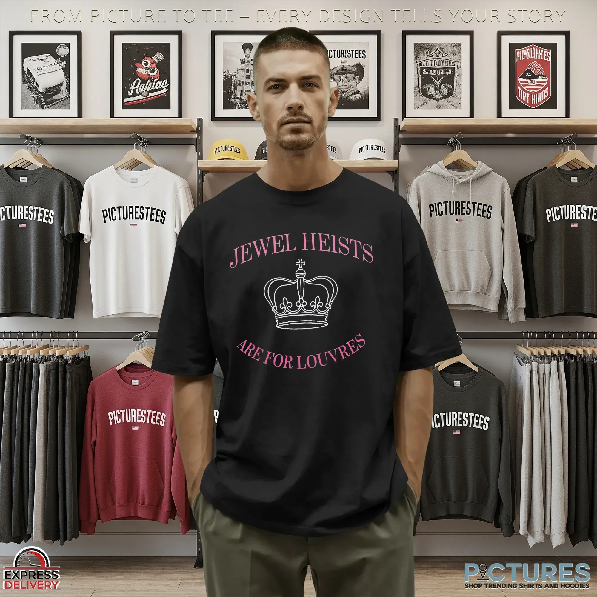Jewel Heists Are For Louvres Crown T Shirt